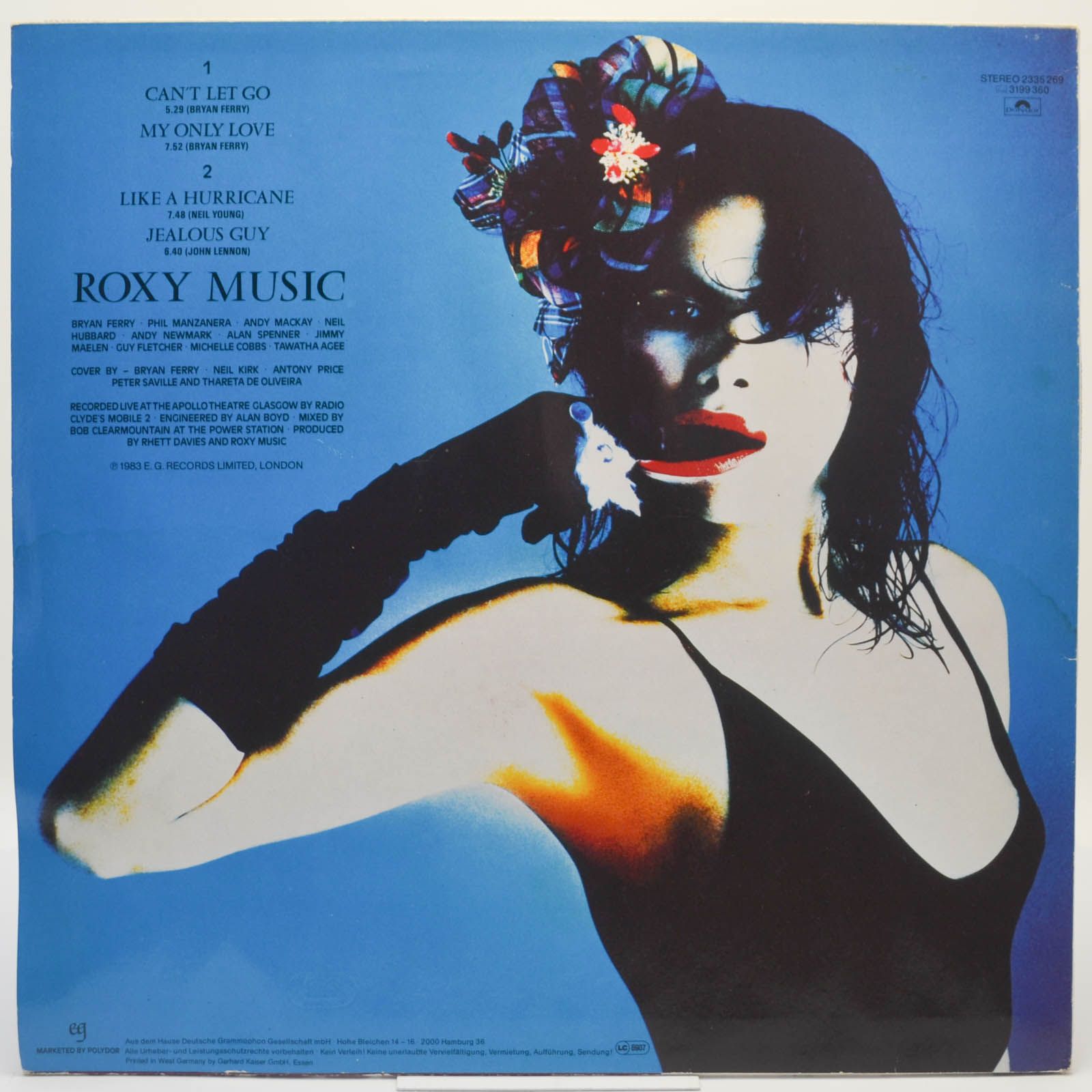 Виниловая пластинка Roxy Music — The High Road, 1983