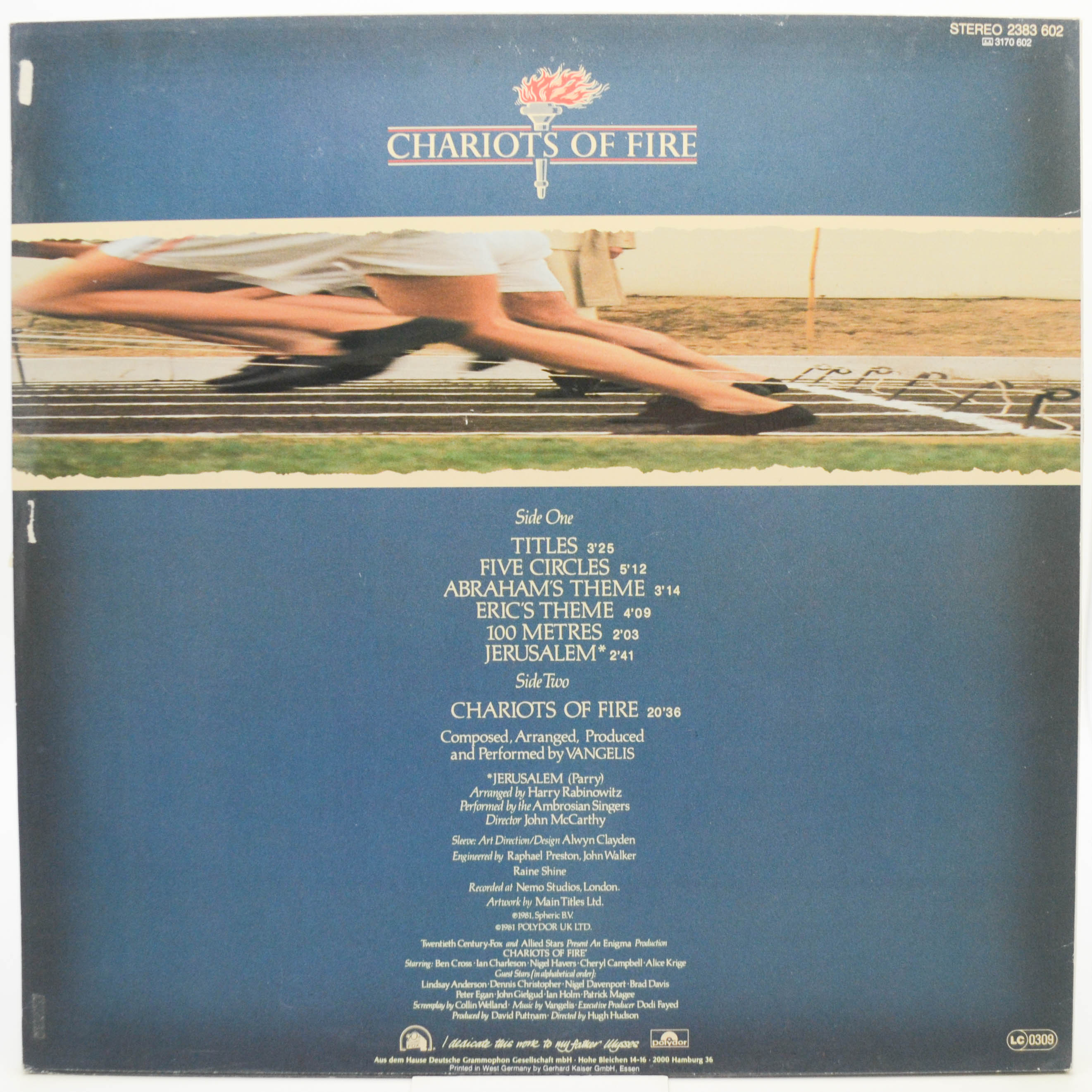 Vangelis — Chariots Of Fire, 1981