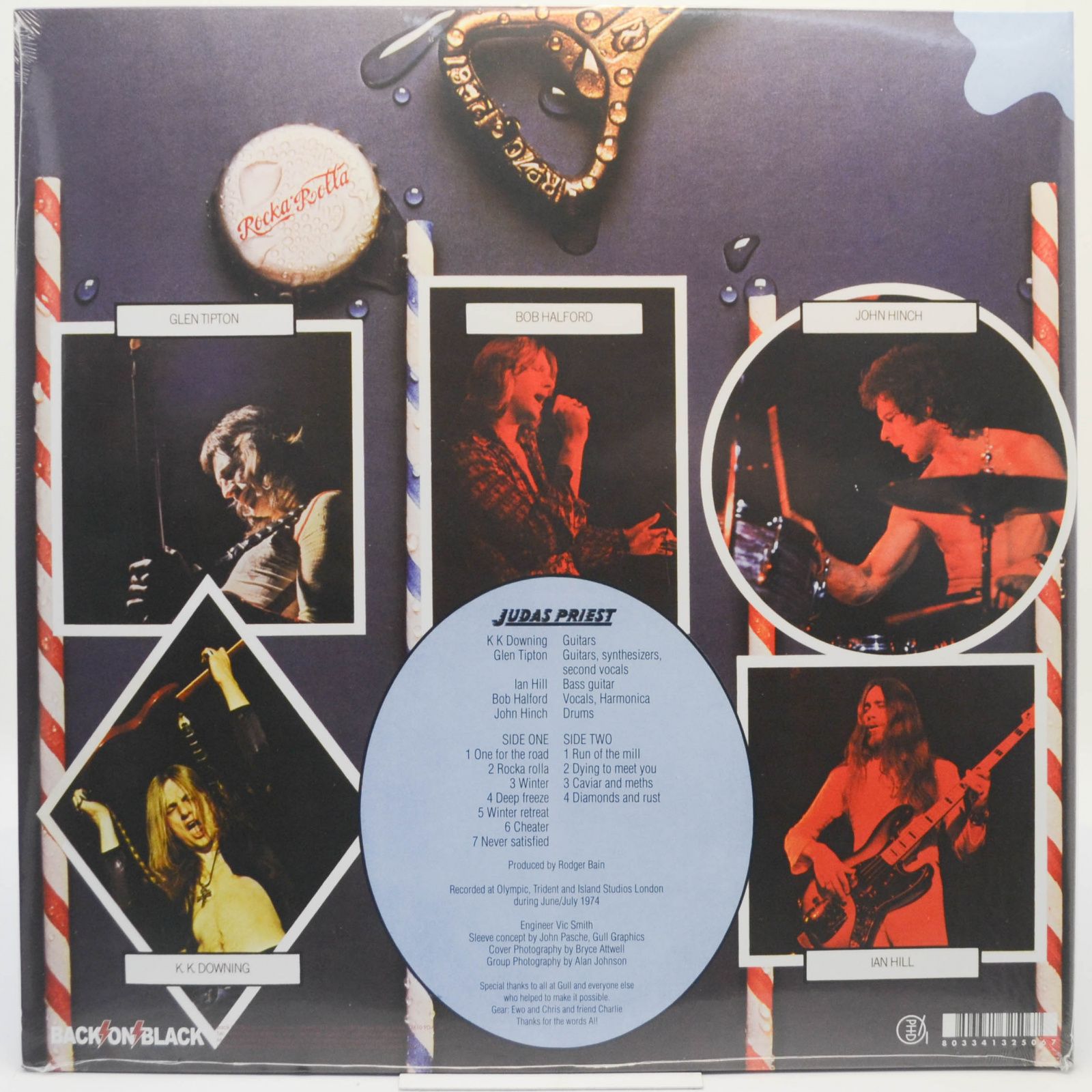 Виниловая пластинка Judas Priest — Rocka Rolla (UK), 1974