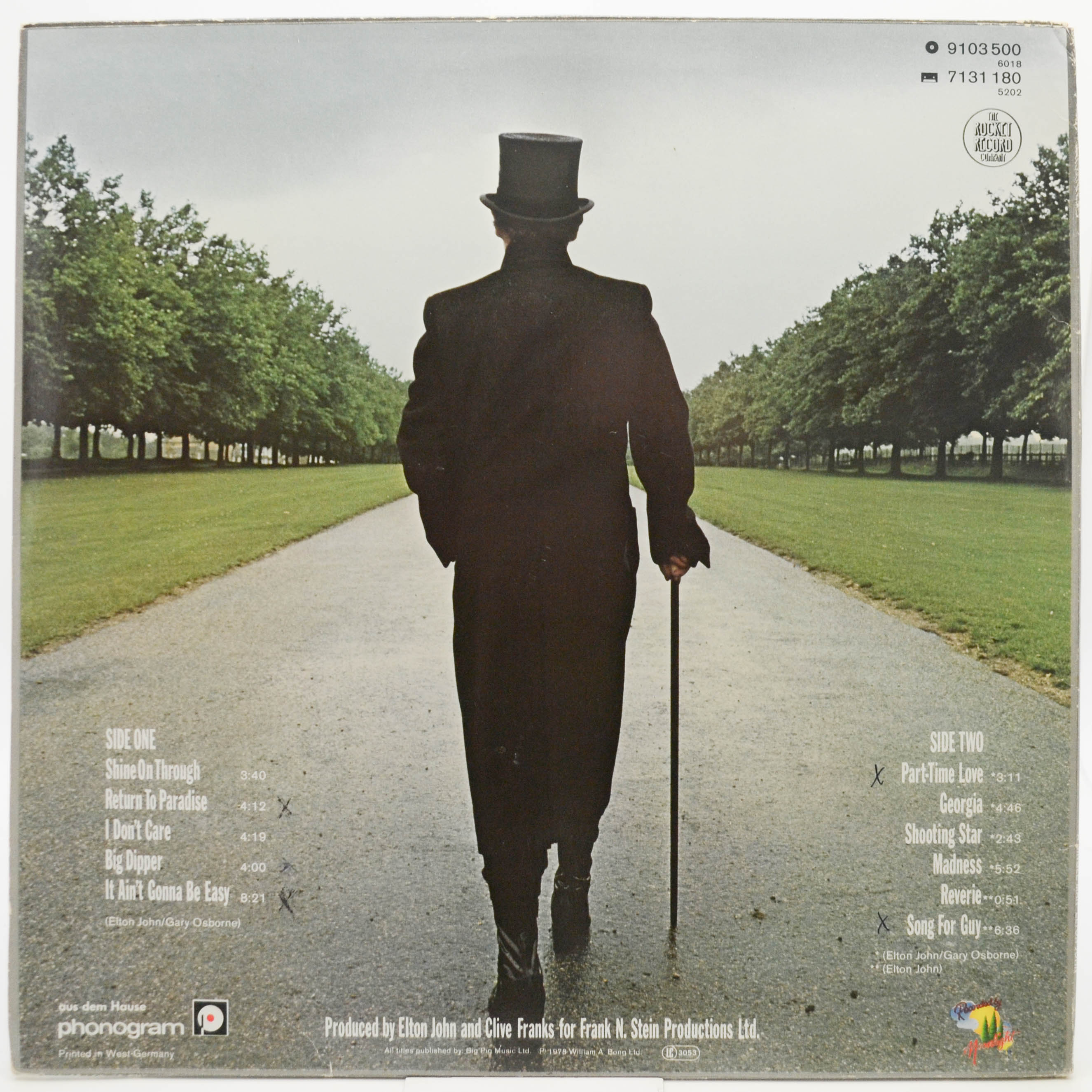 Elton John — A Single Man, 1978