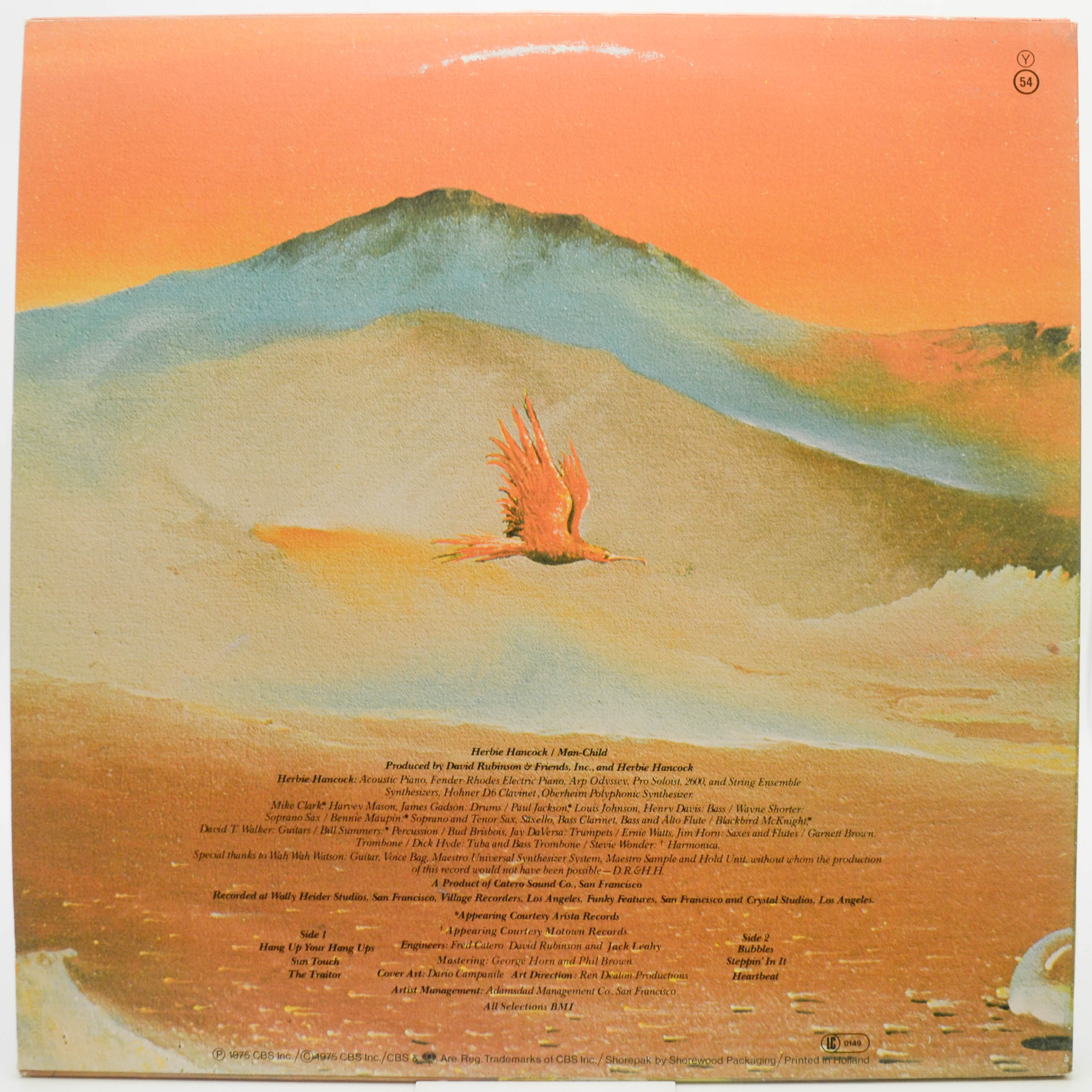 Виниловая пластинка Herbie Hancock — Man-Child, 1975