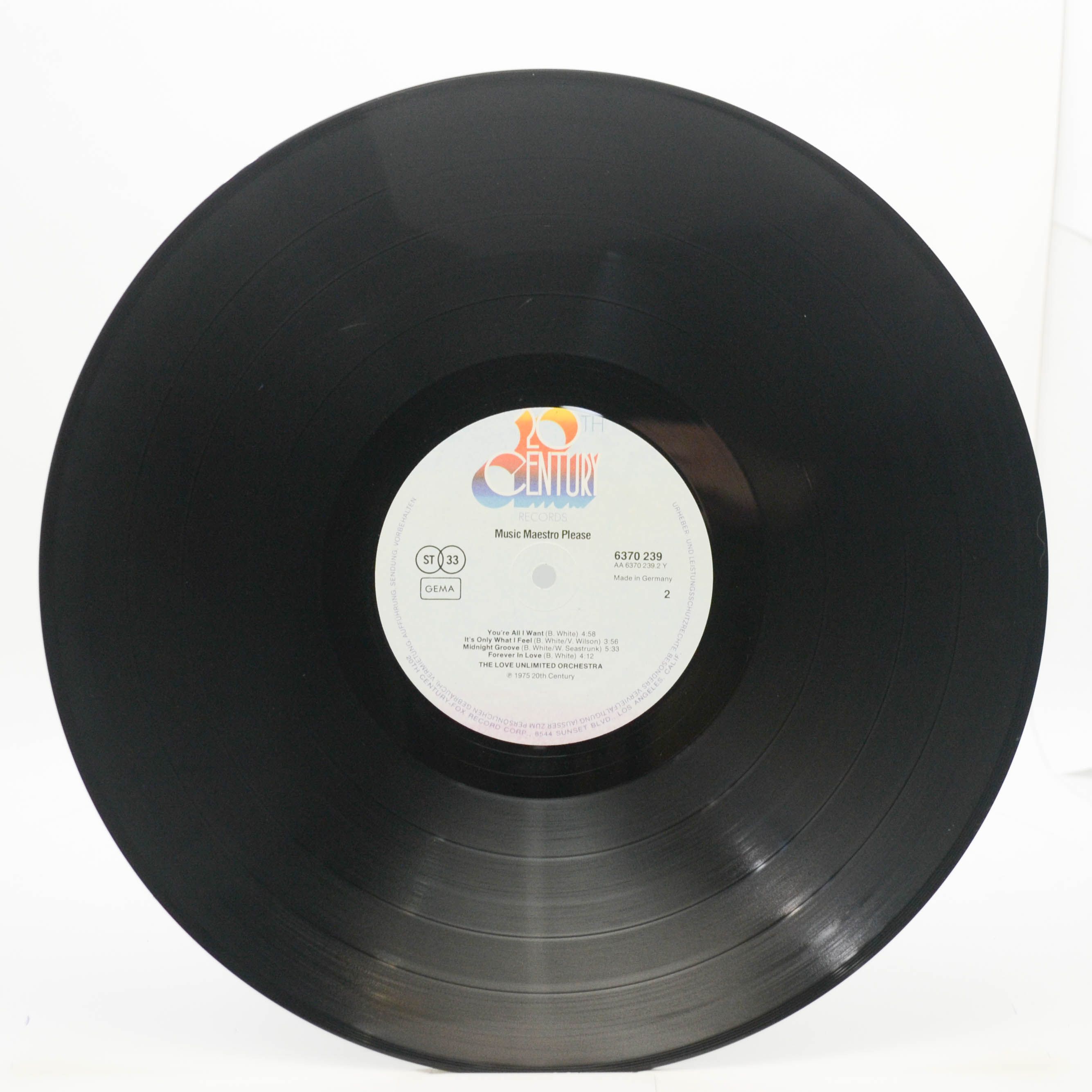 Love Unlimited Orchestra — Music Maestro Please, 1975