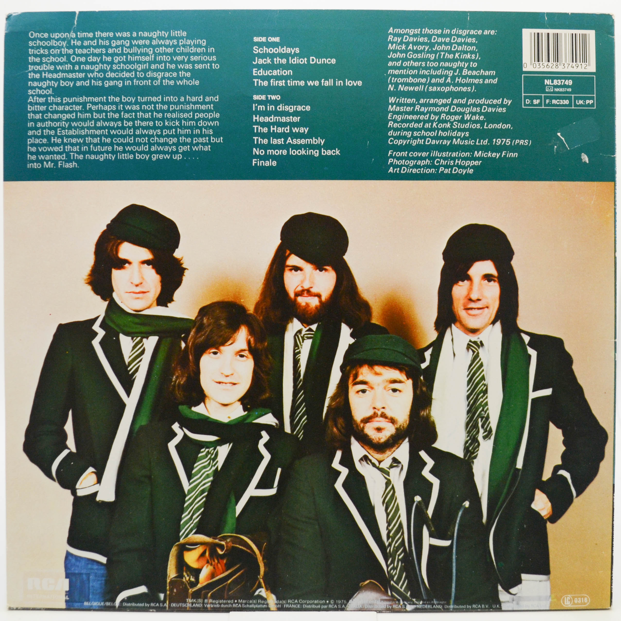 Kinks — The Kinks Present Schoolboys In Disgrace, 1975