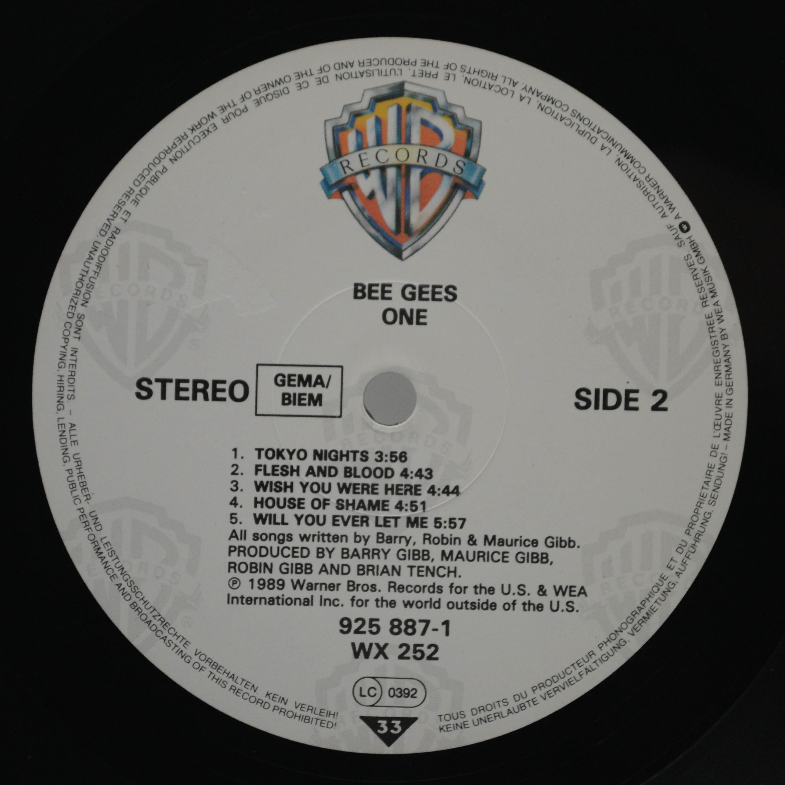 Bee Gees — One, 1989