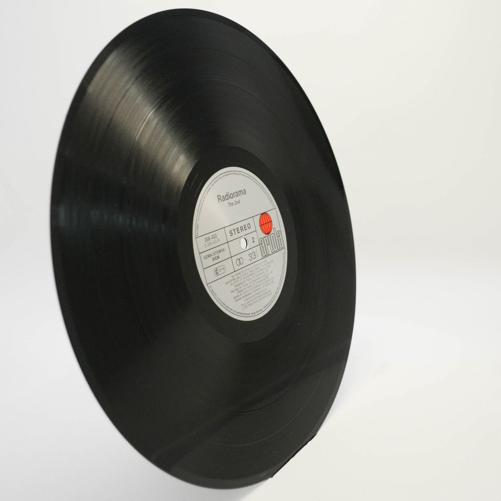 Виниловая пластинка Radiorama — The Second, 1987