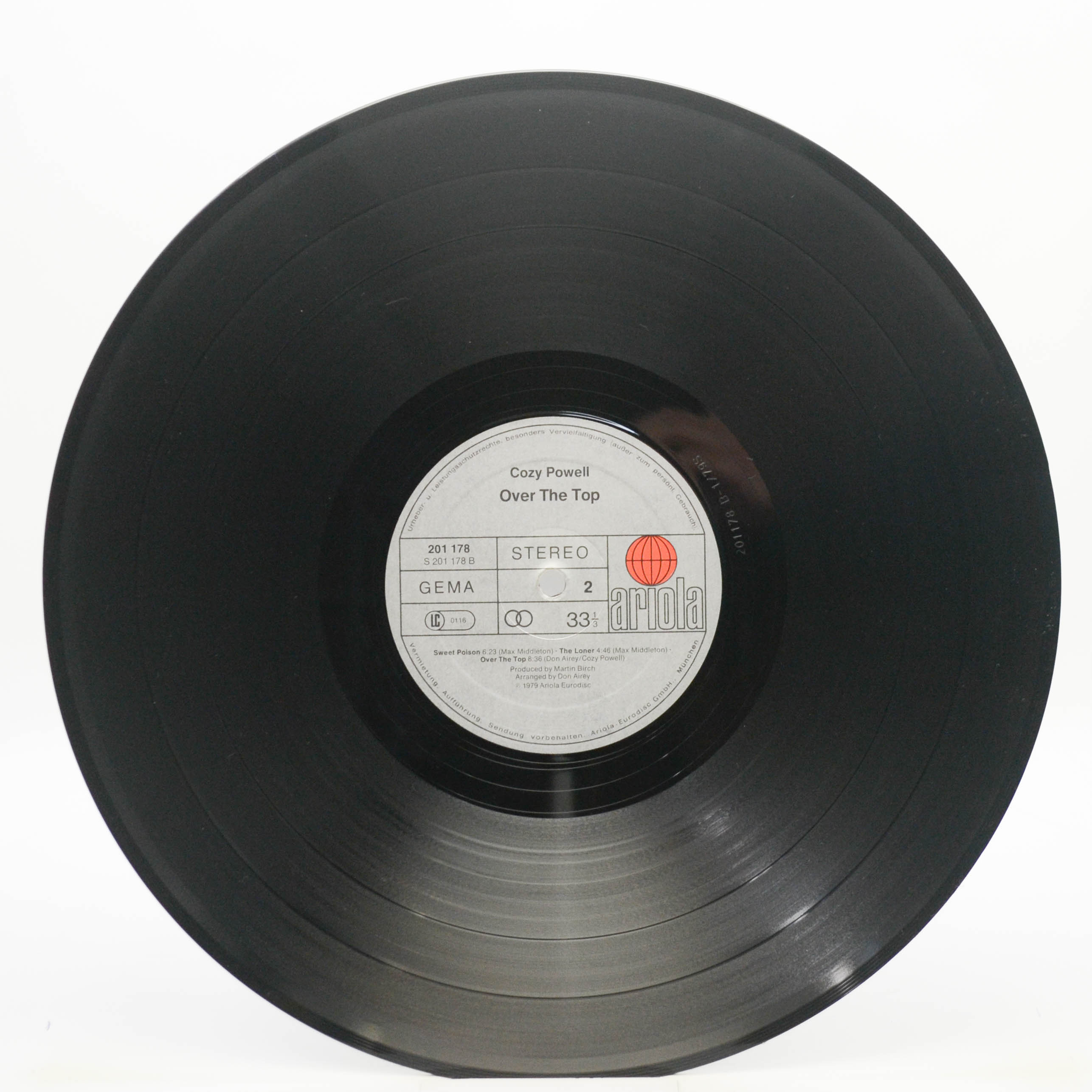 Виниловая пластинка Cozy Powell — Over The Top, 1979