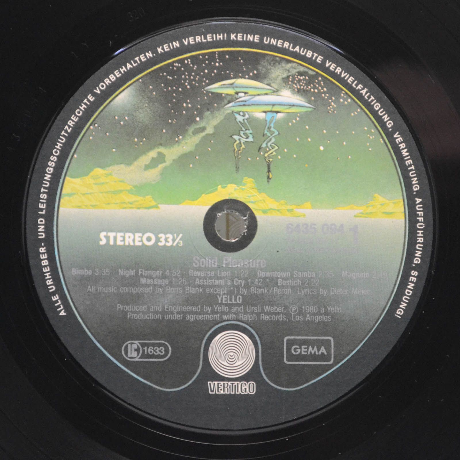 Yello — Solid Pleasure, 1981