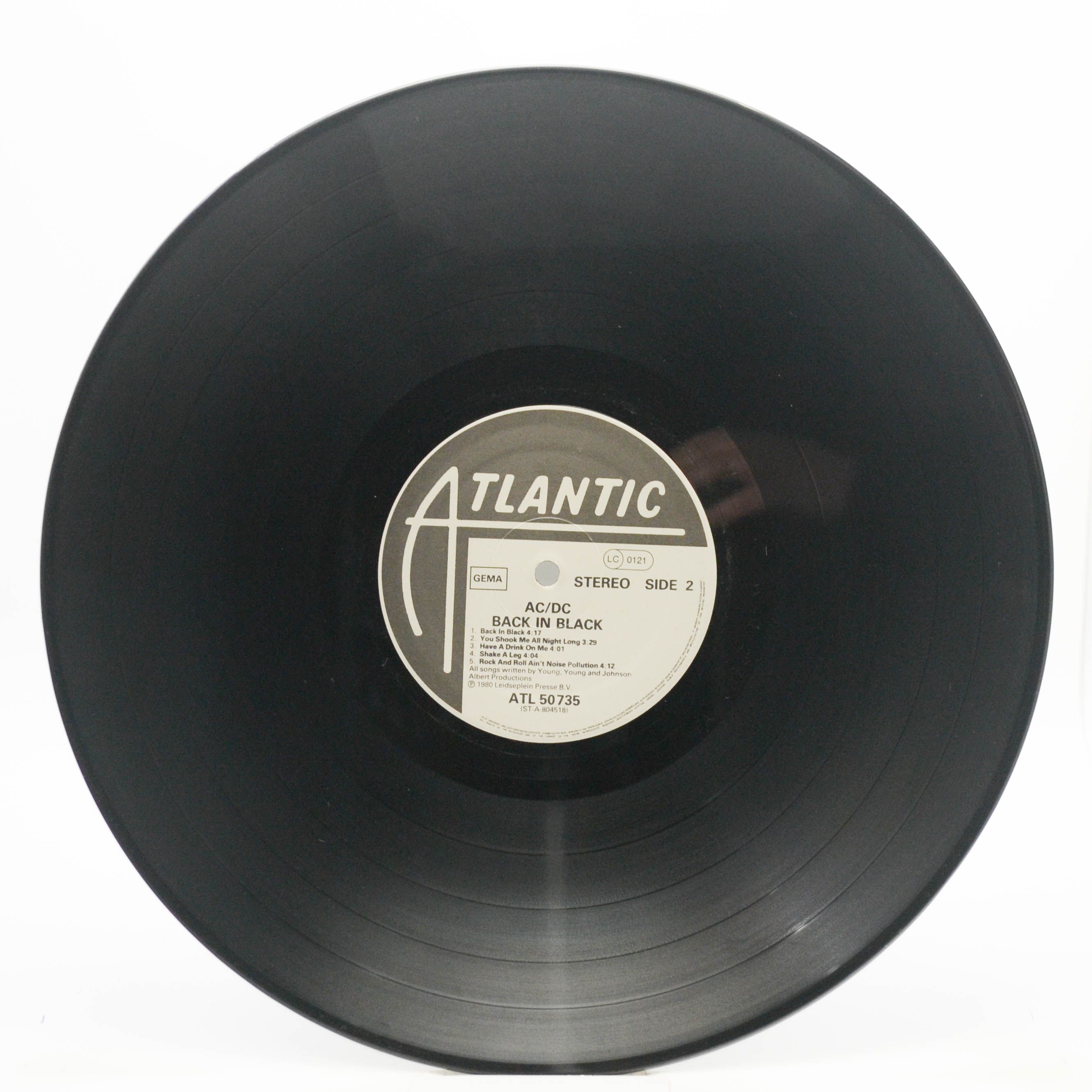 Виниловая пластинка AC/DC — Back In Black, 1980