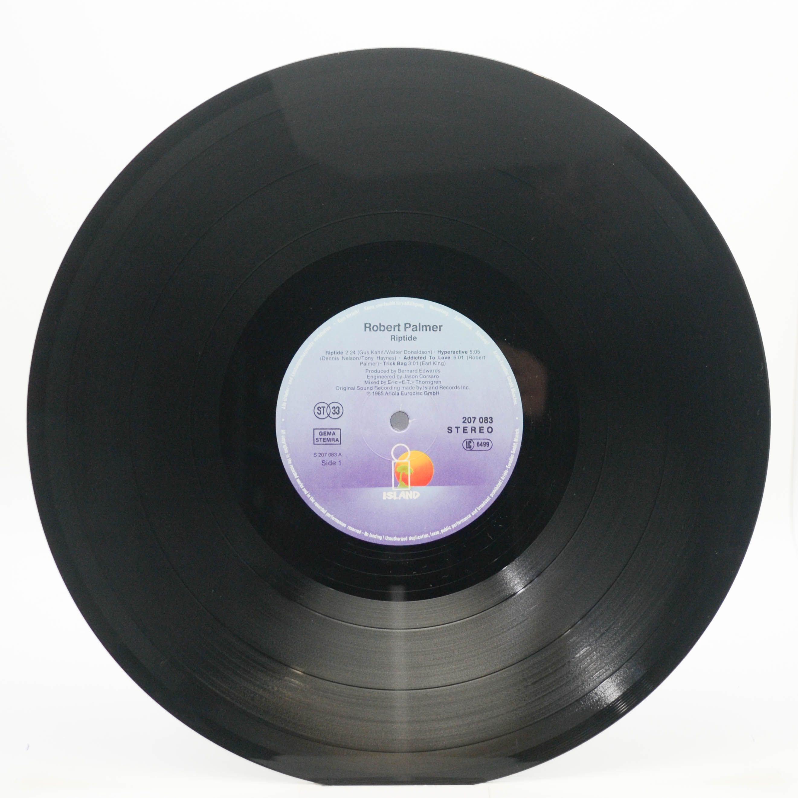 Robert Palmer — Riptide, 1985