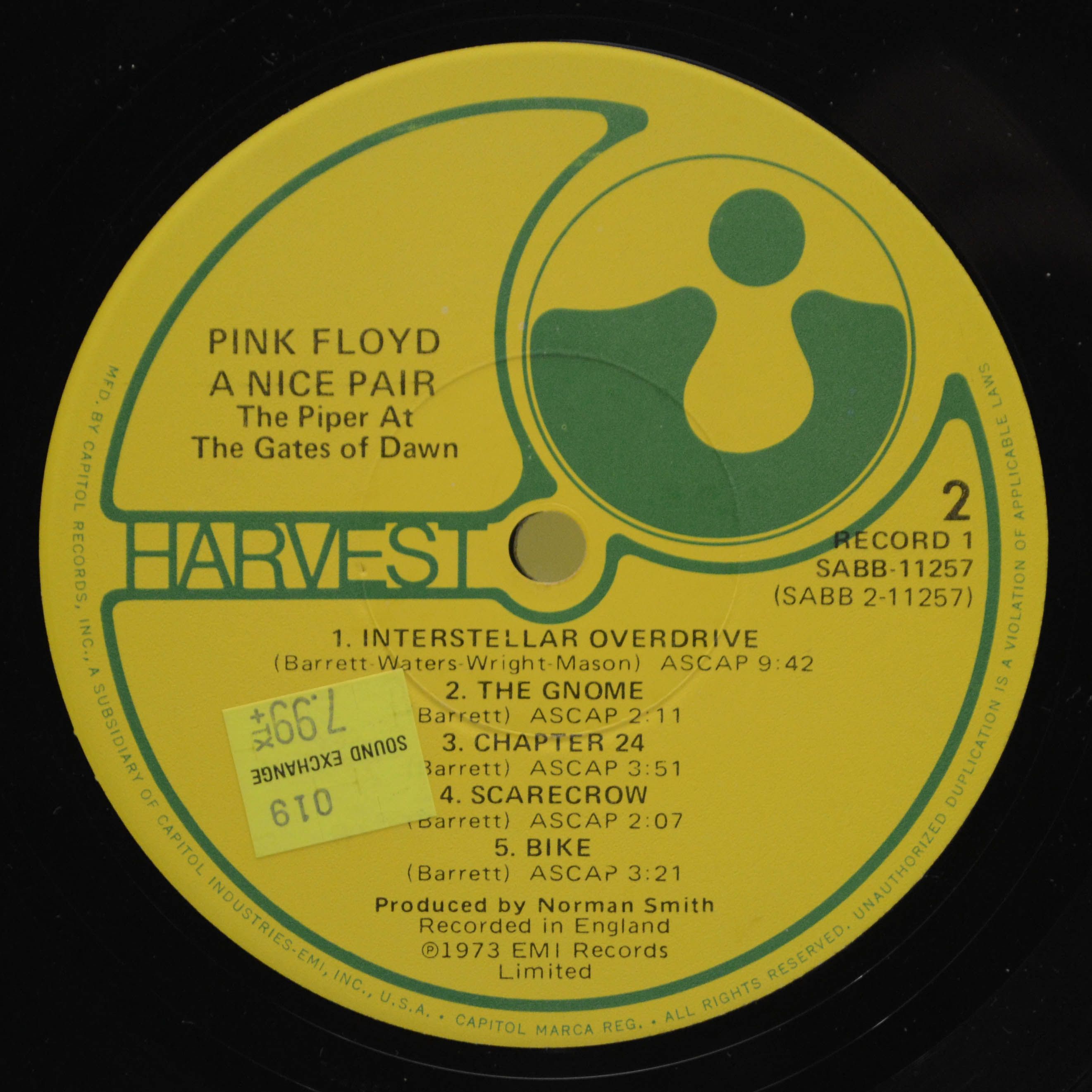 Виниловая пластинка Pink Floyd — A Nice Pair (2LP, USA), 1973
