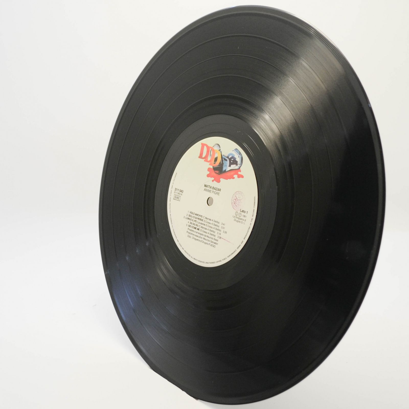 Matia Bazar — Anime Pigre (1-st, Italy), 1991