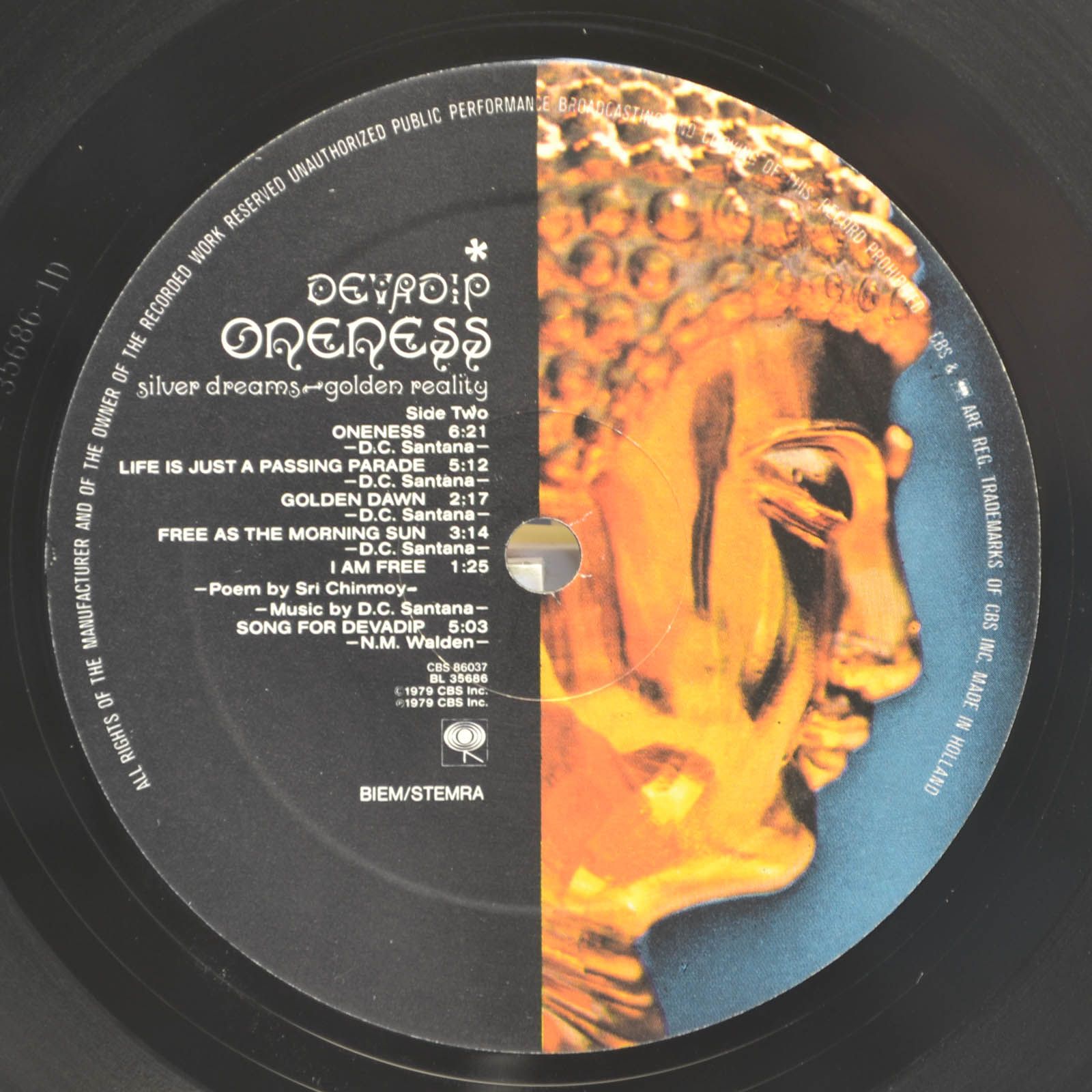 Devadip — Oneness (Silver Dreams - Golden Reality), 1979