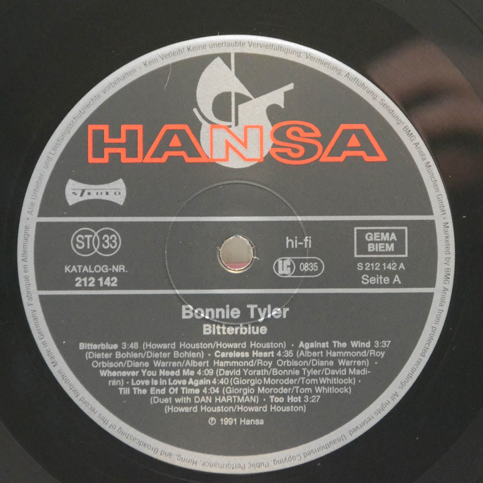 Bonnie Tyler — Bitterblue, 1991