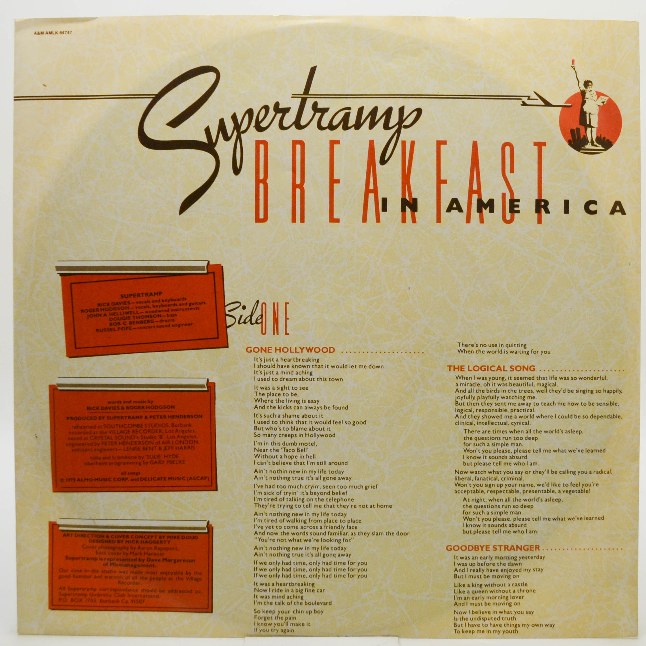 Supertramp — Breakfast In America, 1979