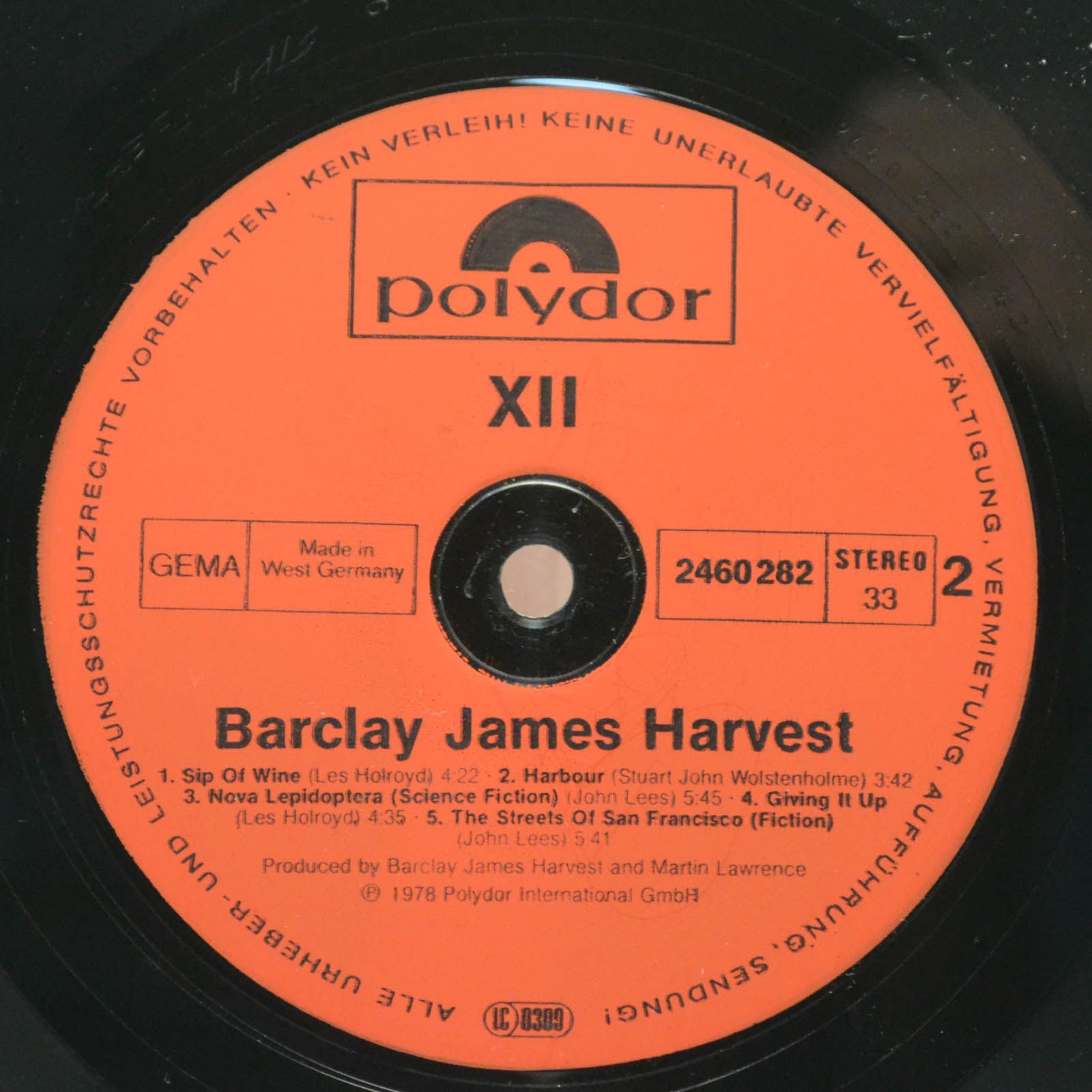 Виниловая пластинка Barclay James Harvest — XII, 1978