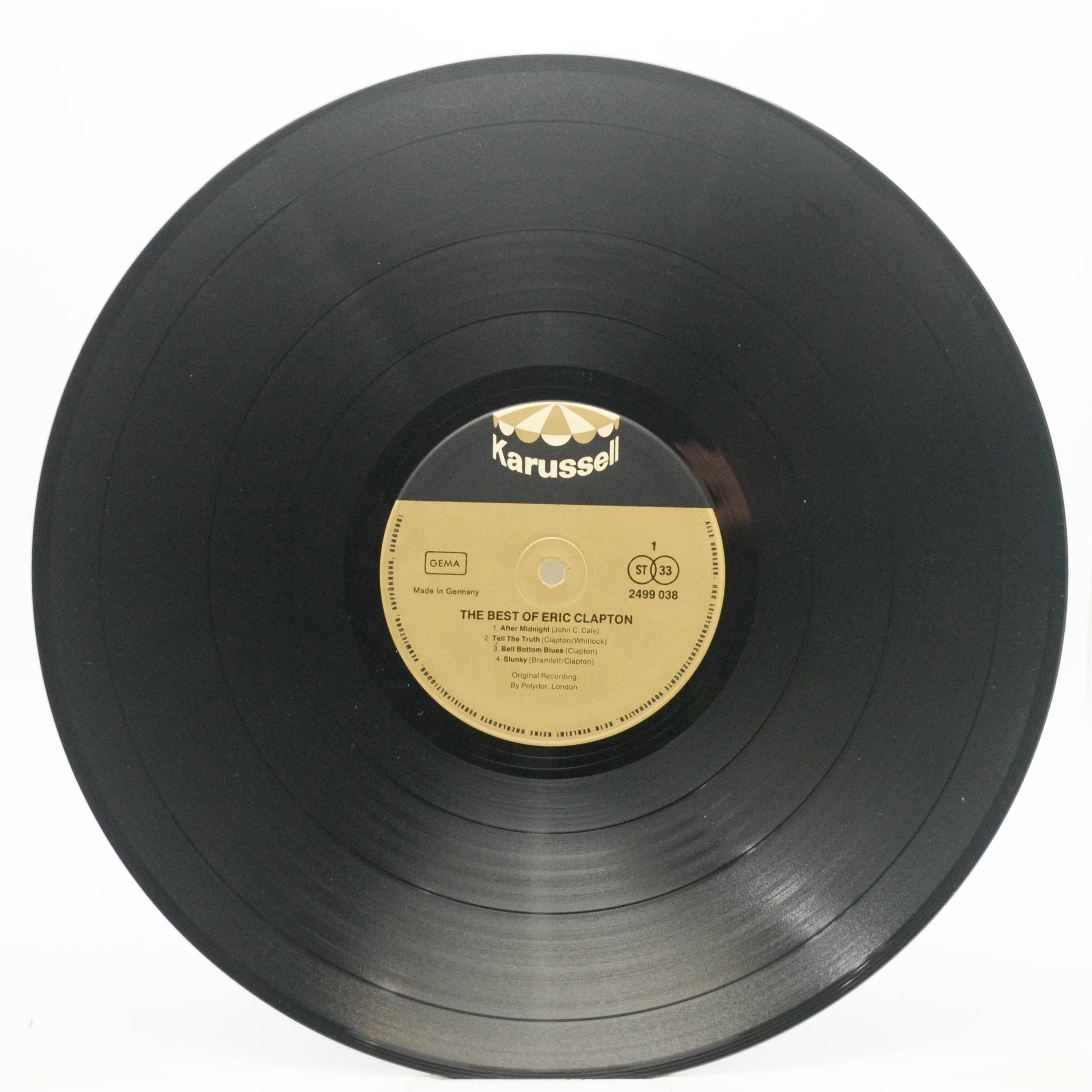 Eric Clapton — The Best Of Eric Clapton, 1972