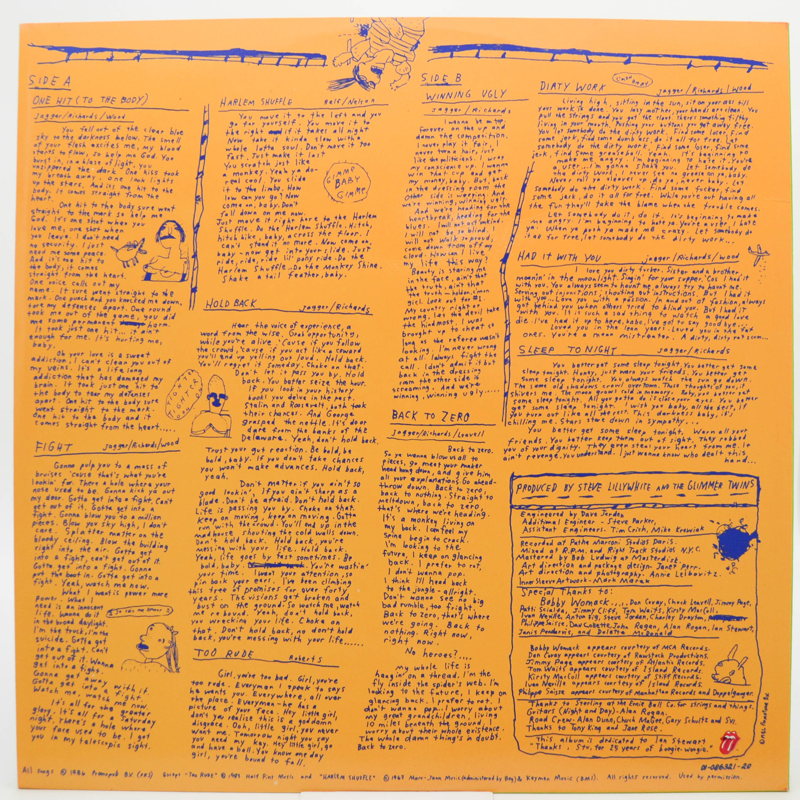 Rolling Stones — Dirty Work, 1986