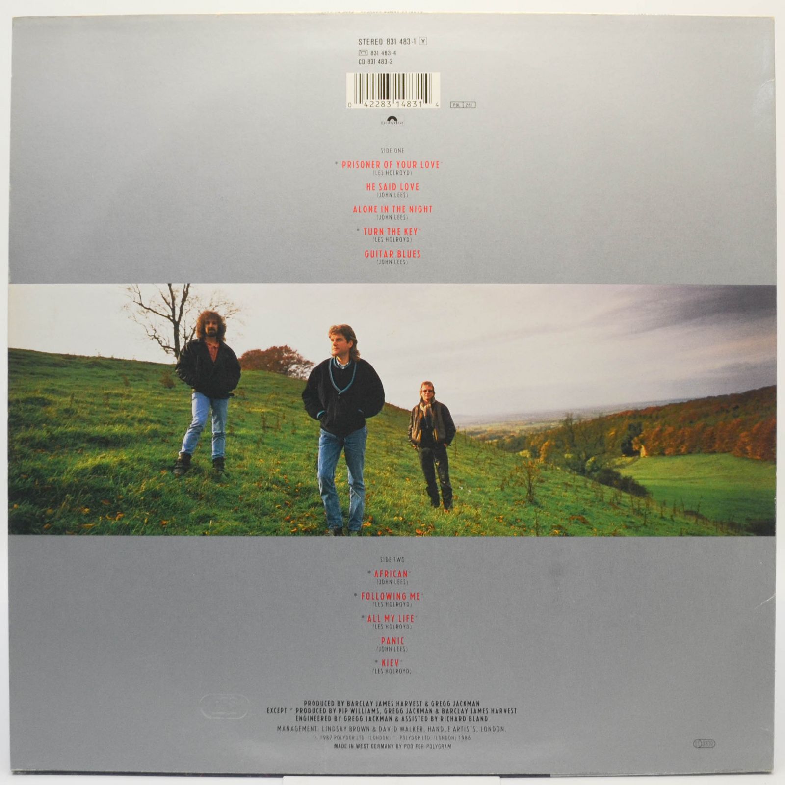 Виниловая пластинка Barclay James Harvest — Face To Face, 1987