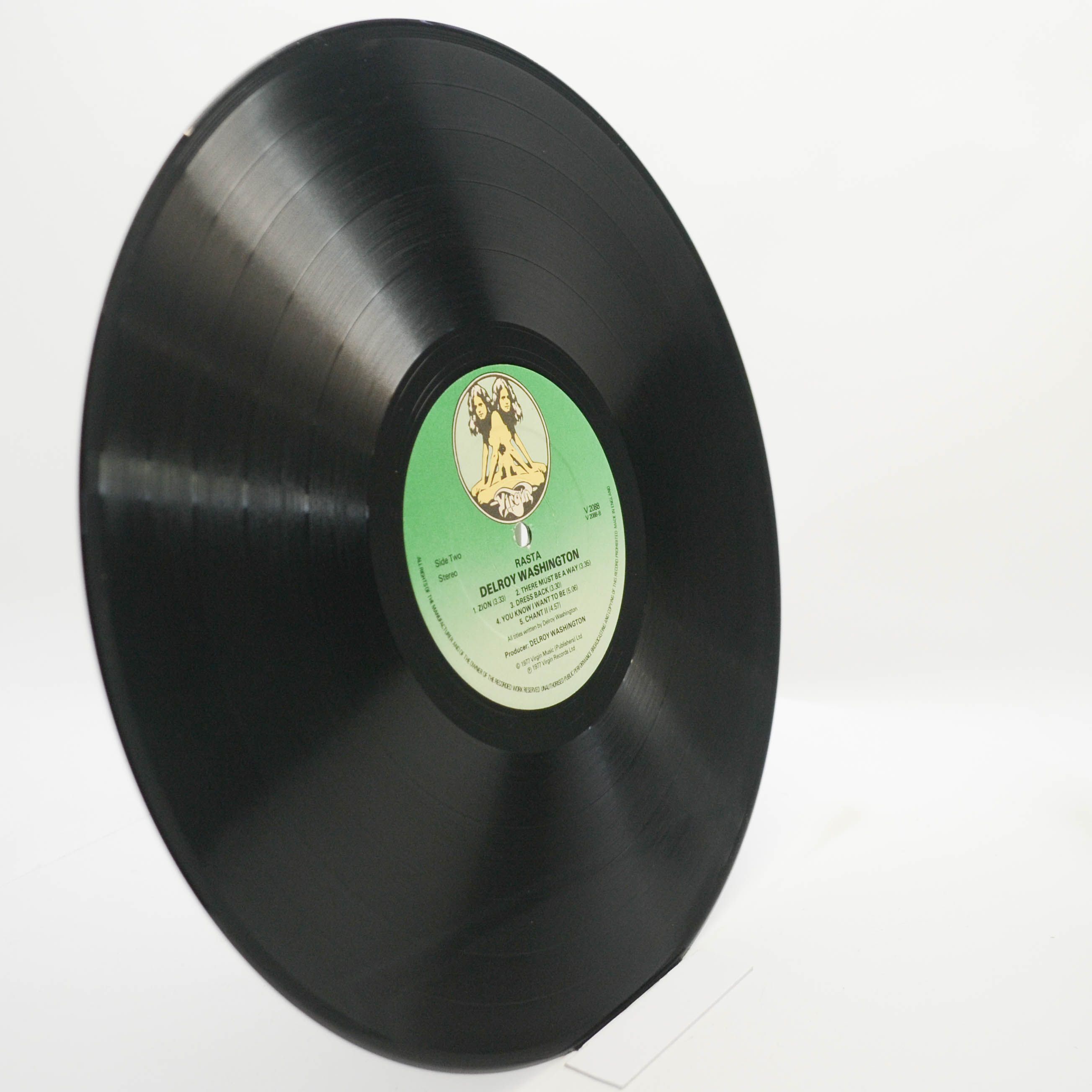 Виниловая пластинка Delroy Washington — Rasta (UK), 1977