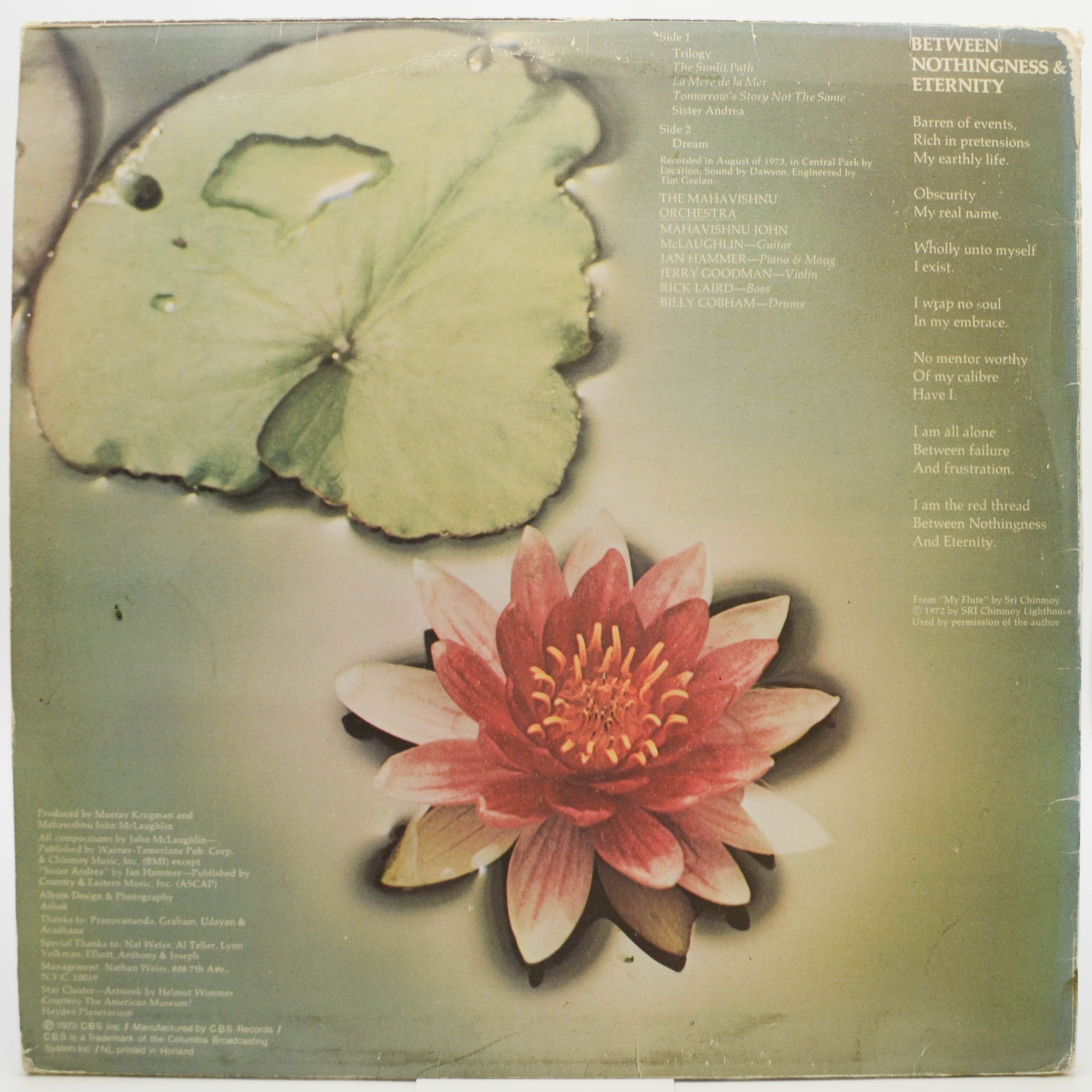 Виниловая пластинка Mahavishnu Orchestra — Between Nothingness & Eternity, 1973