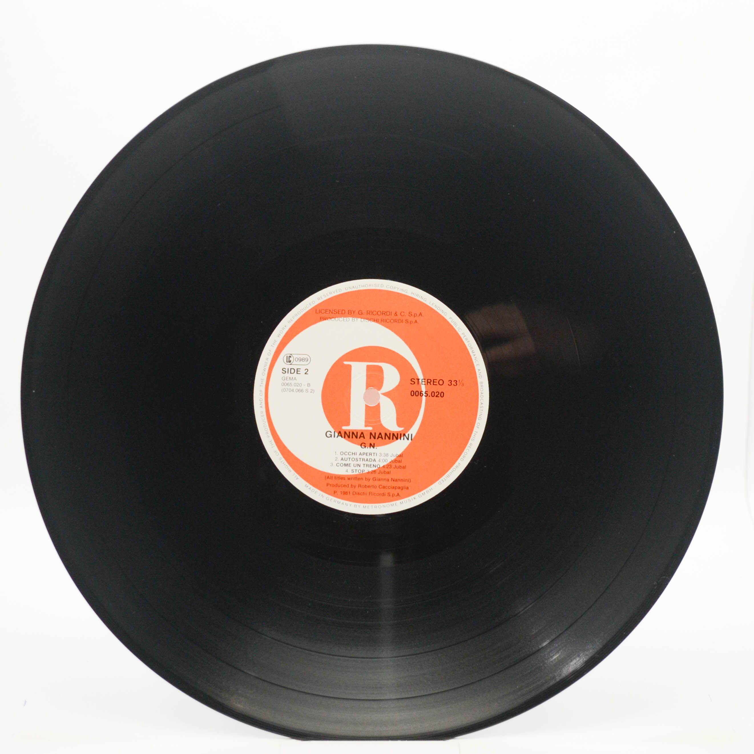 Gianna Nannini — G.N., 1981