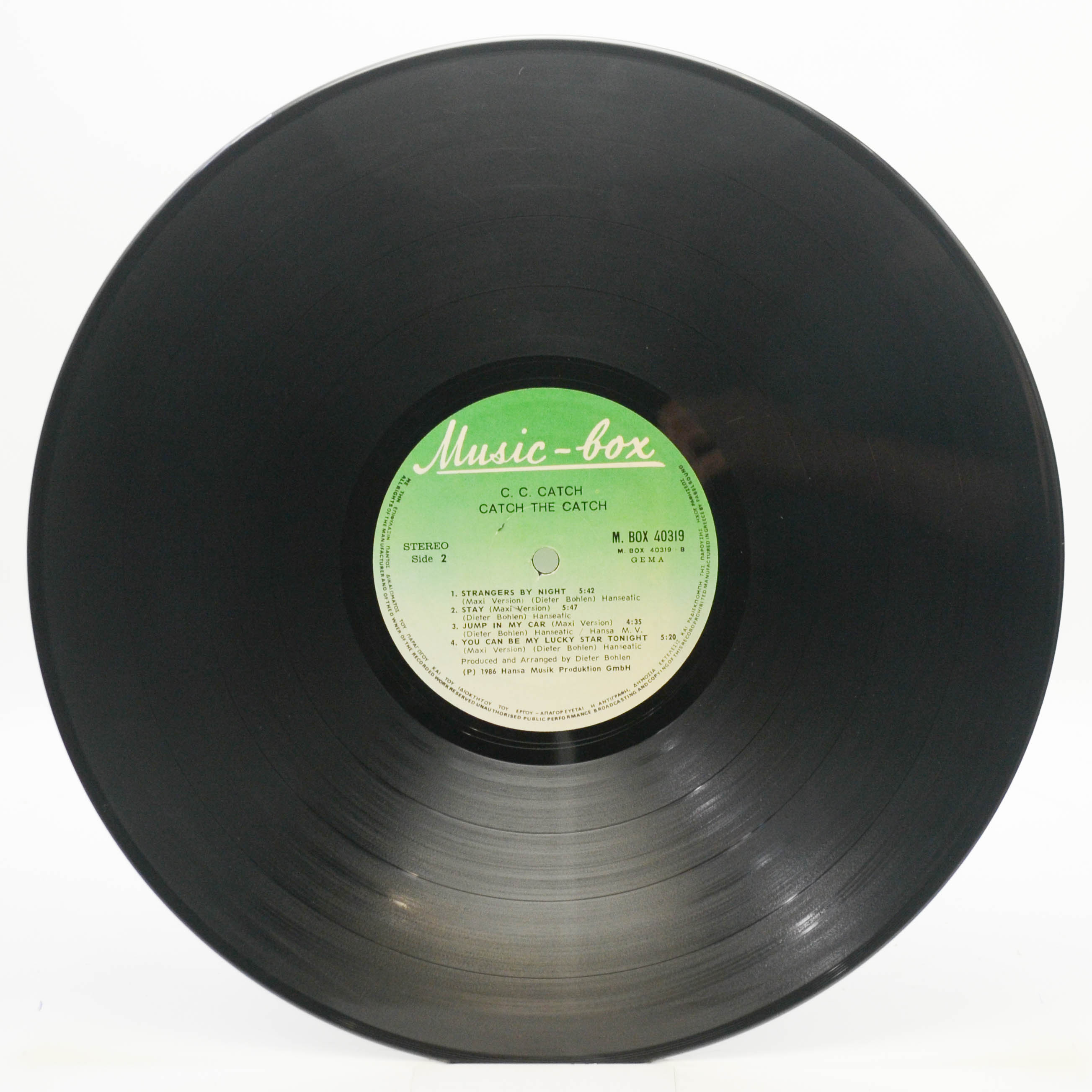 C.C. Catch — Catch The Catch, 1986