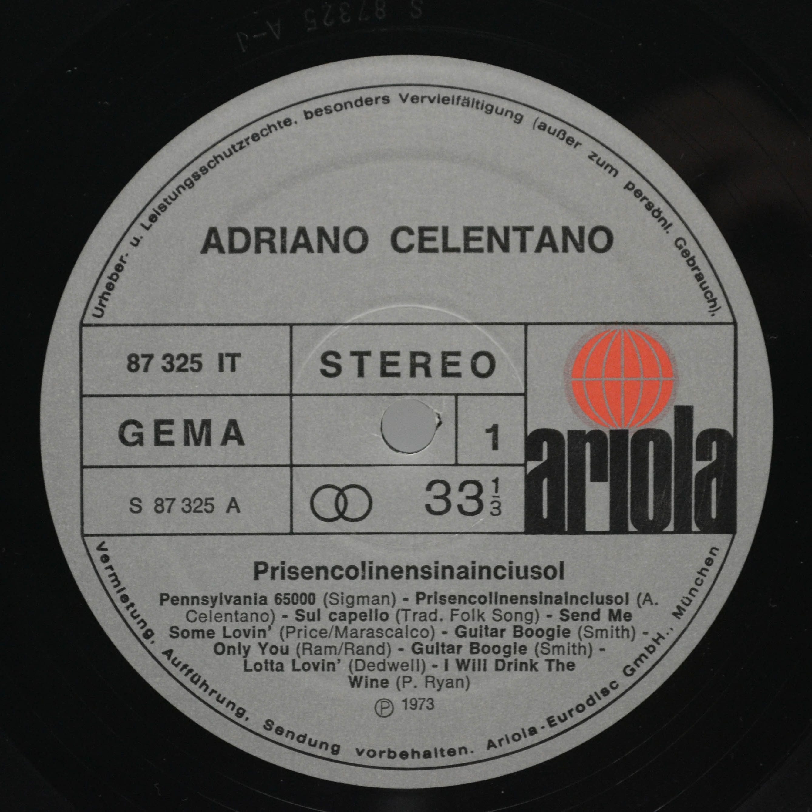 Adriano Celentano — Prisencolinensinainciusol, 1973