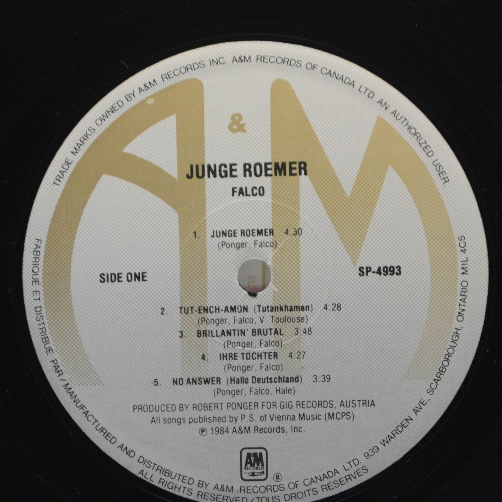 Falco — Junge Roemer, 1984