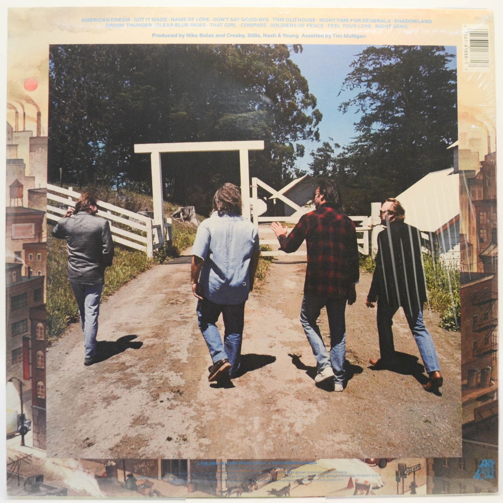 Виниловая пластинка Crosby, Stills, Nash & Young — American Dream (USA), 1988