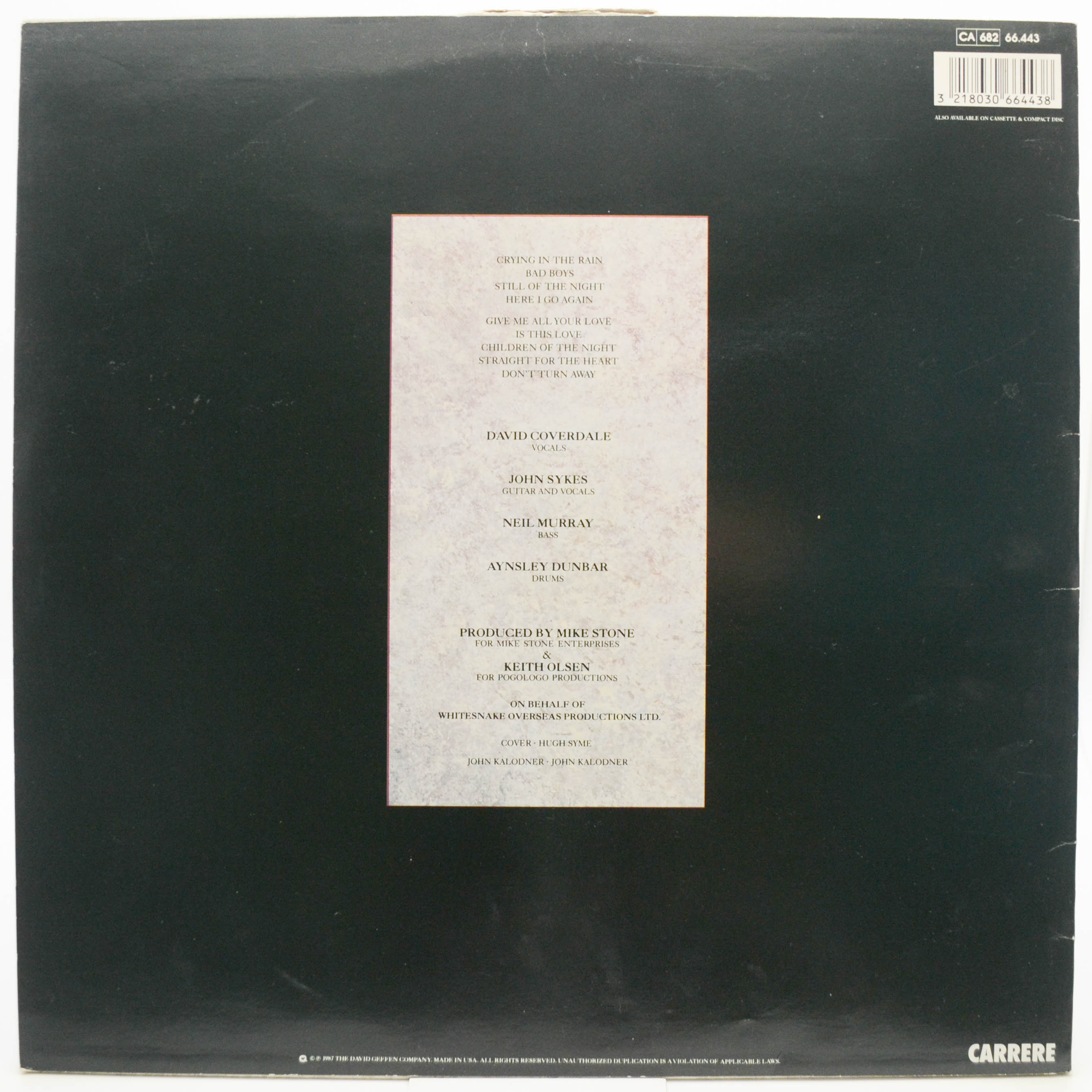 Whitesnake — Whitesnake, 1987