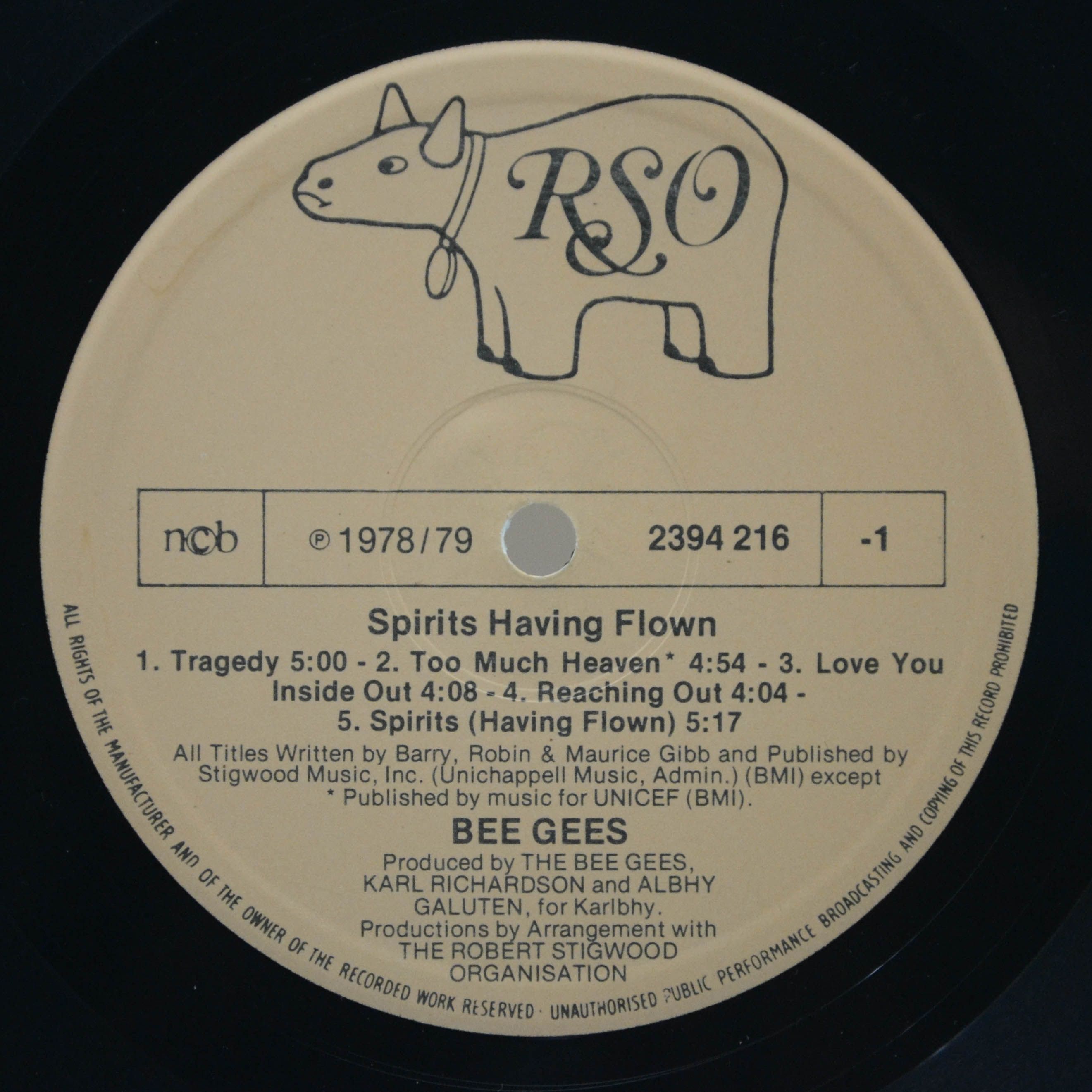 Bee Gees — Spirits Having Flown, 1979