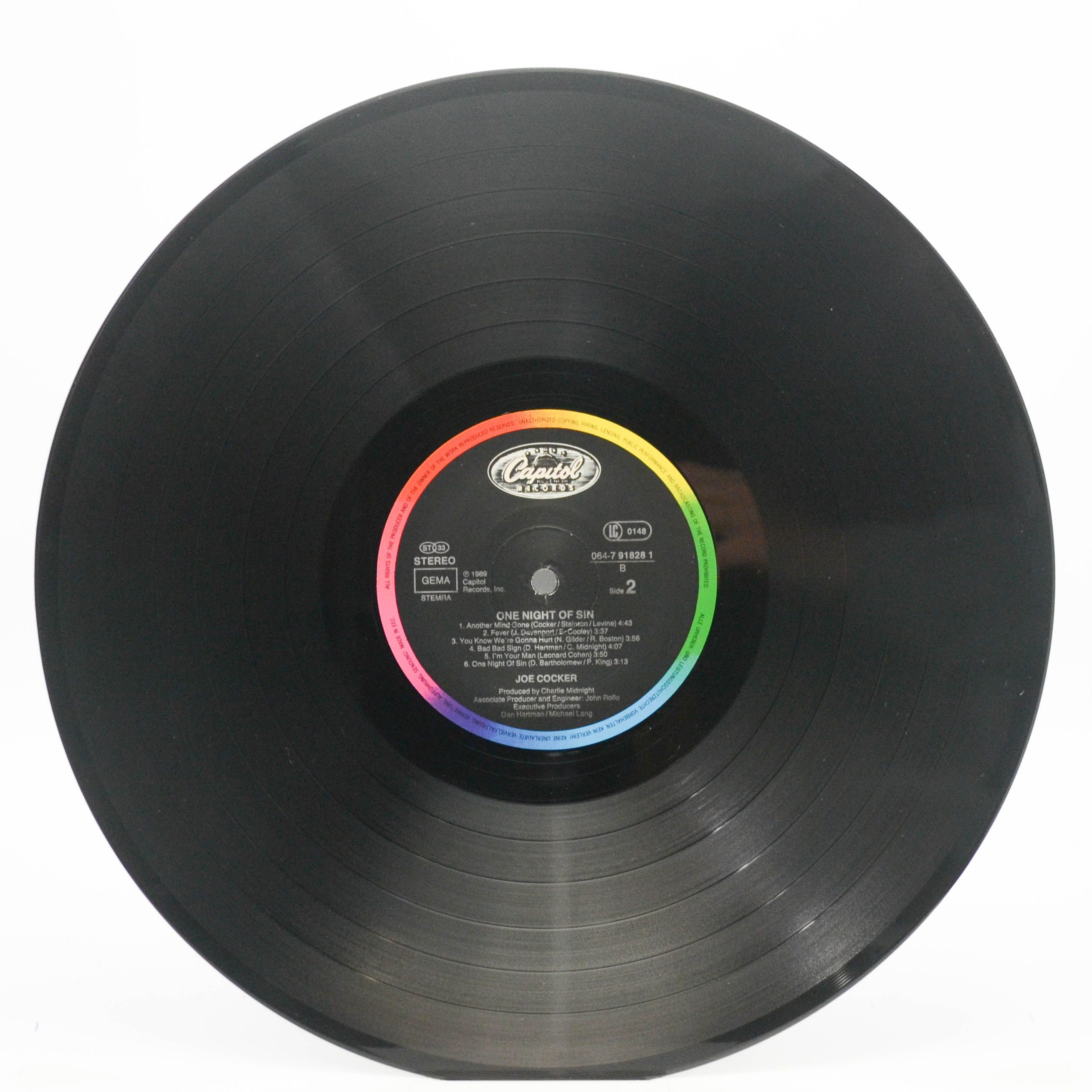 Joe Cocker — One Night Of Sin, 1989