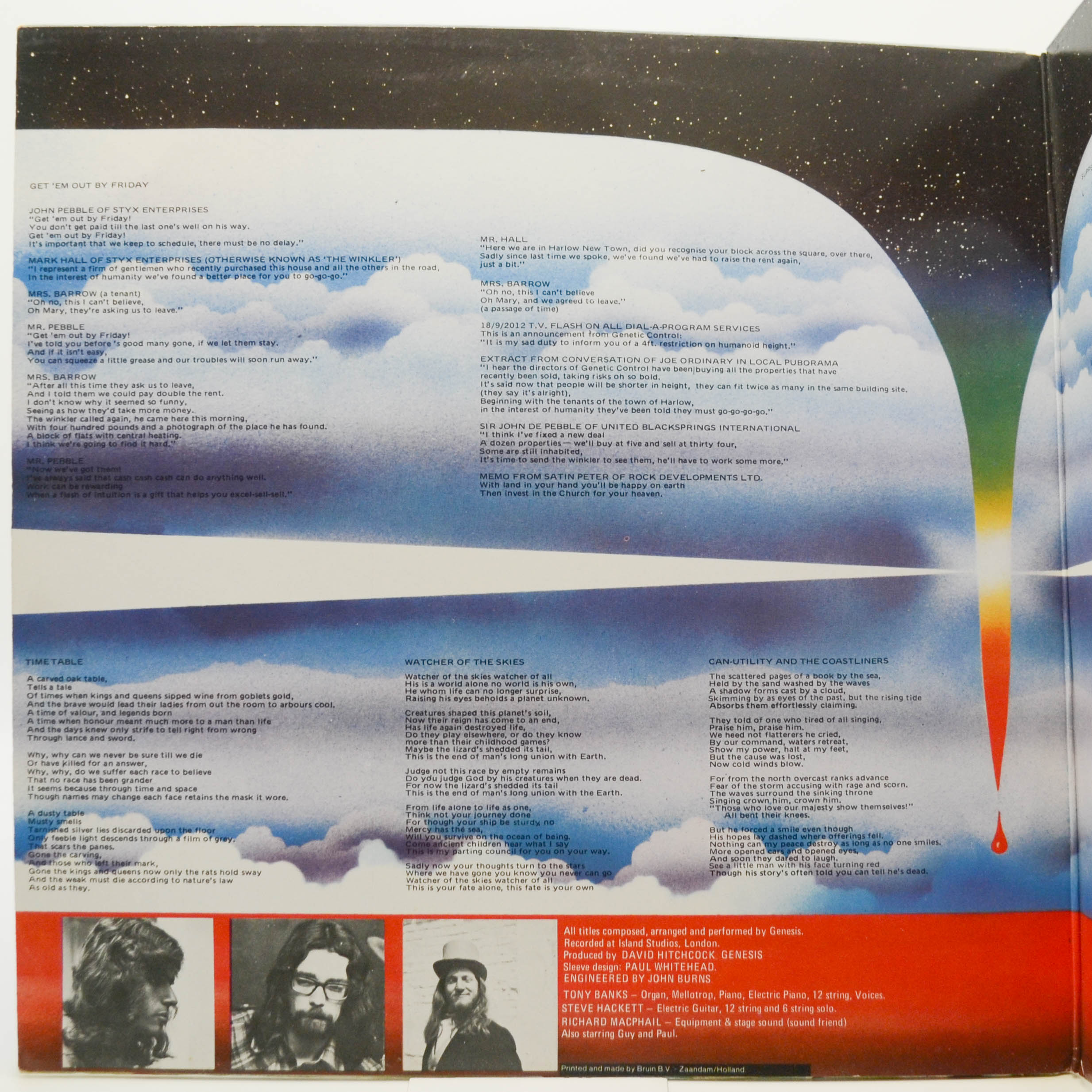 Виниловая пластинка Genesis — Foxtrot (UK), 1972
