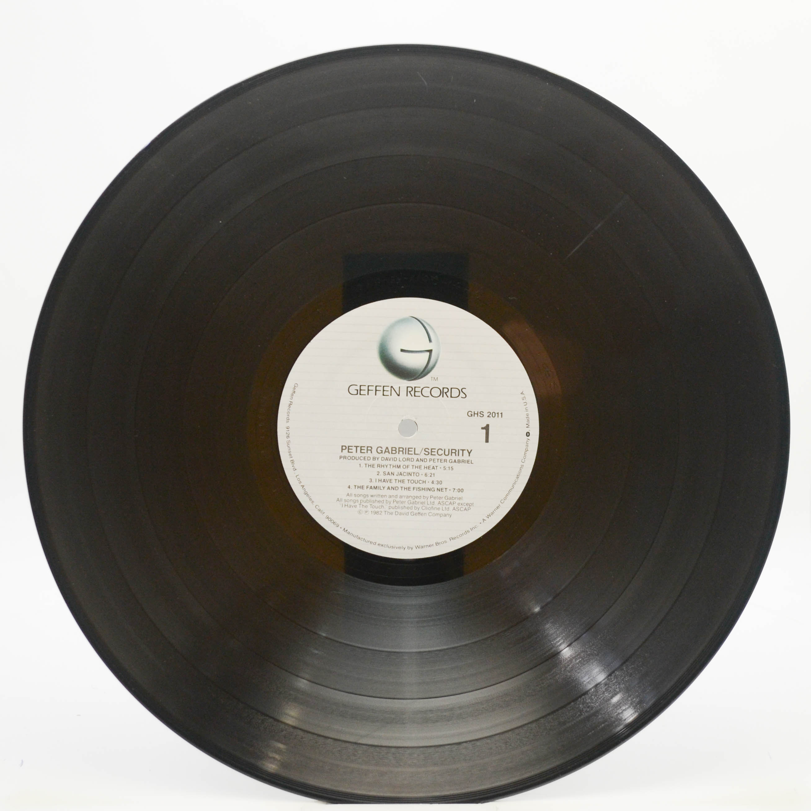 Peter Gabriel — Security (USA), 1982