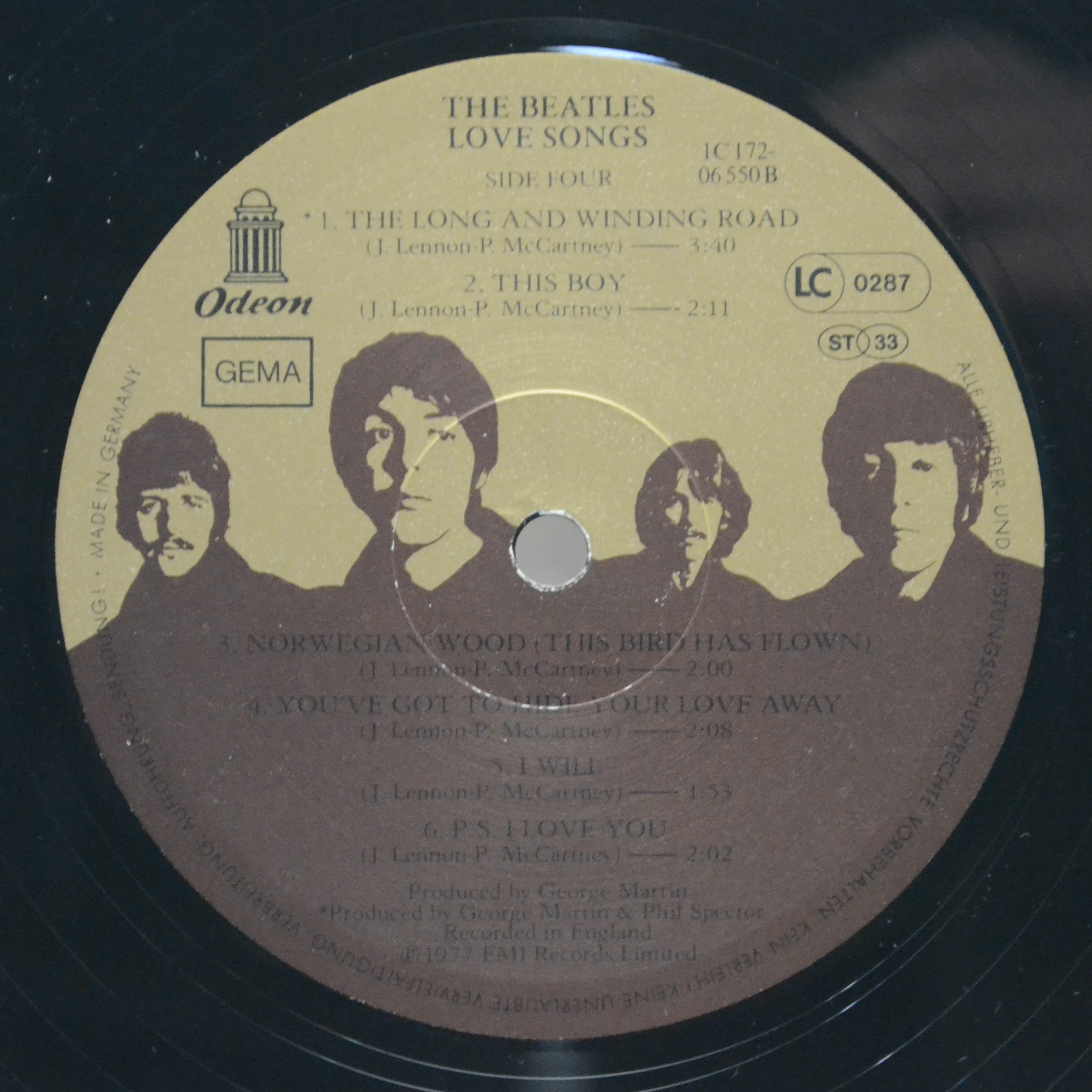 Beatles — Love Songs (2LP), 1977