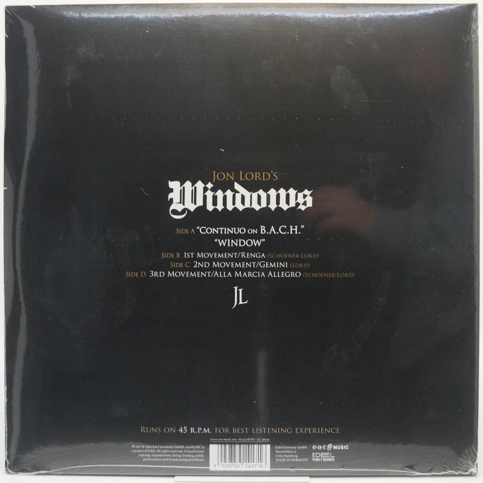 Виниловая пластинка Jon Lord — Windows (2LP), 1974