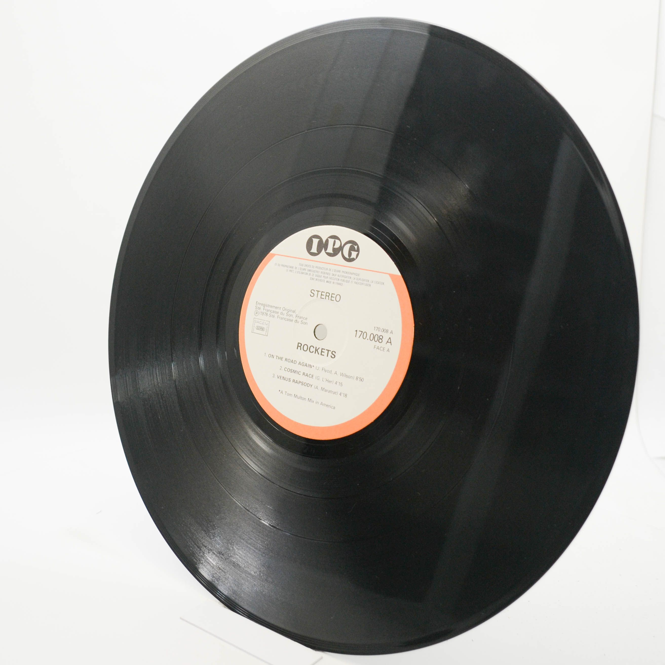 Виниловая пластинка Rockets — On The Road Again (1-st, France), 1978