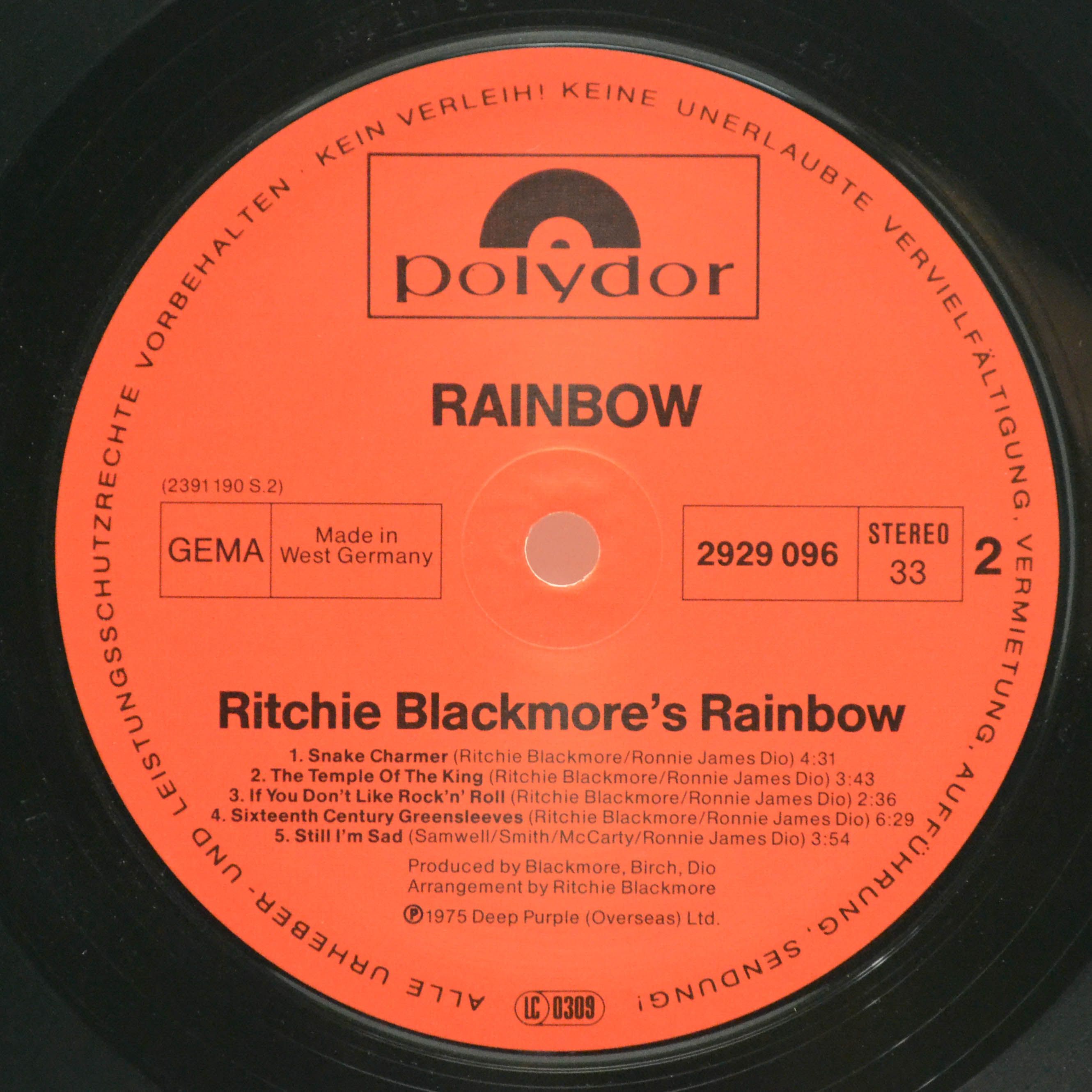 Rainbow — Ritchie Blackmore's Rainbow, 1975