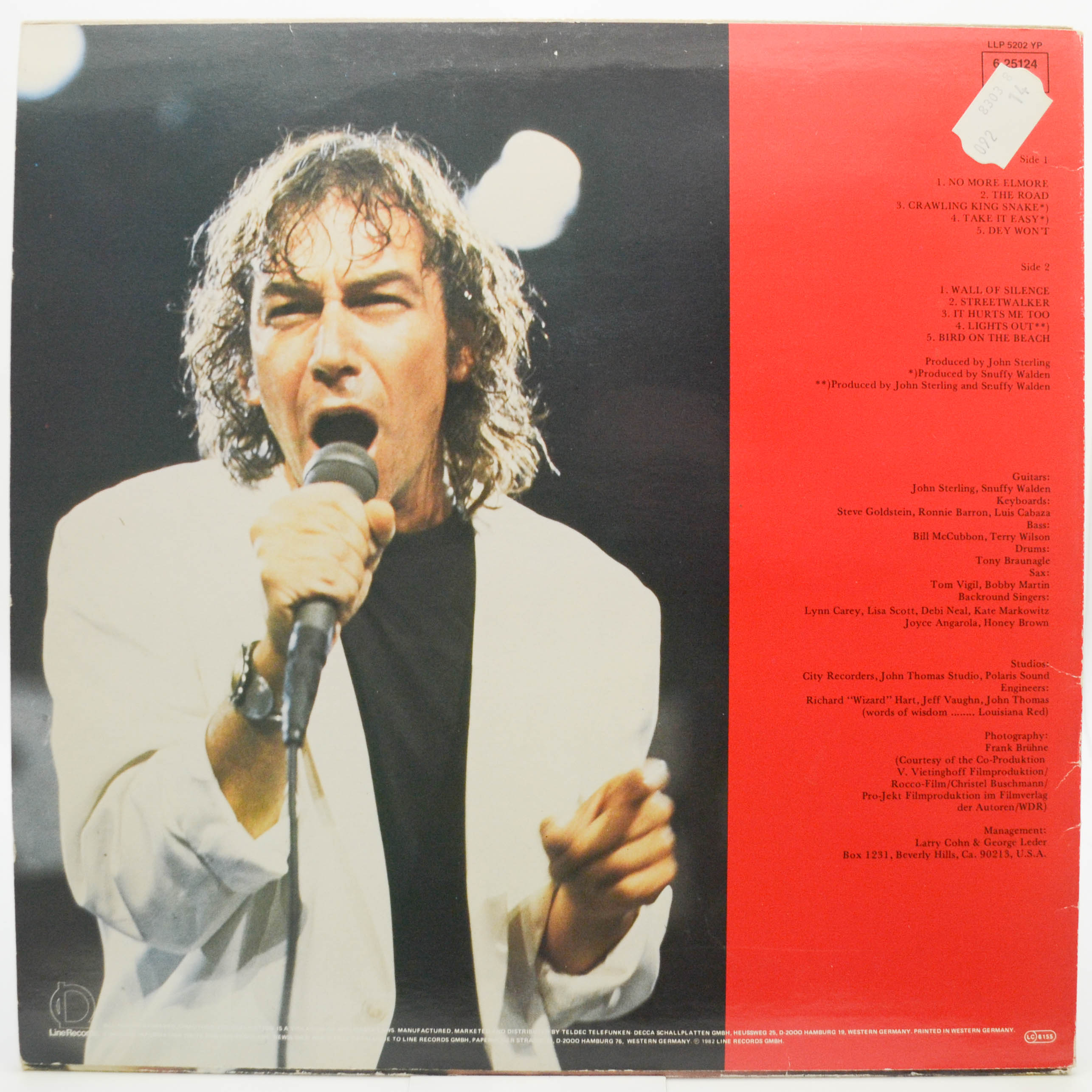 Виниловая пластинка Eric Burdon Band — Eric Burdon Band, 1982