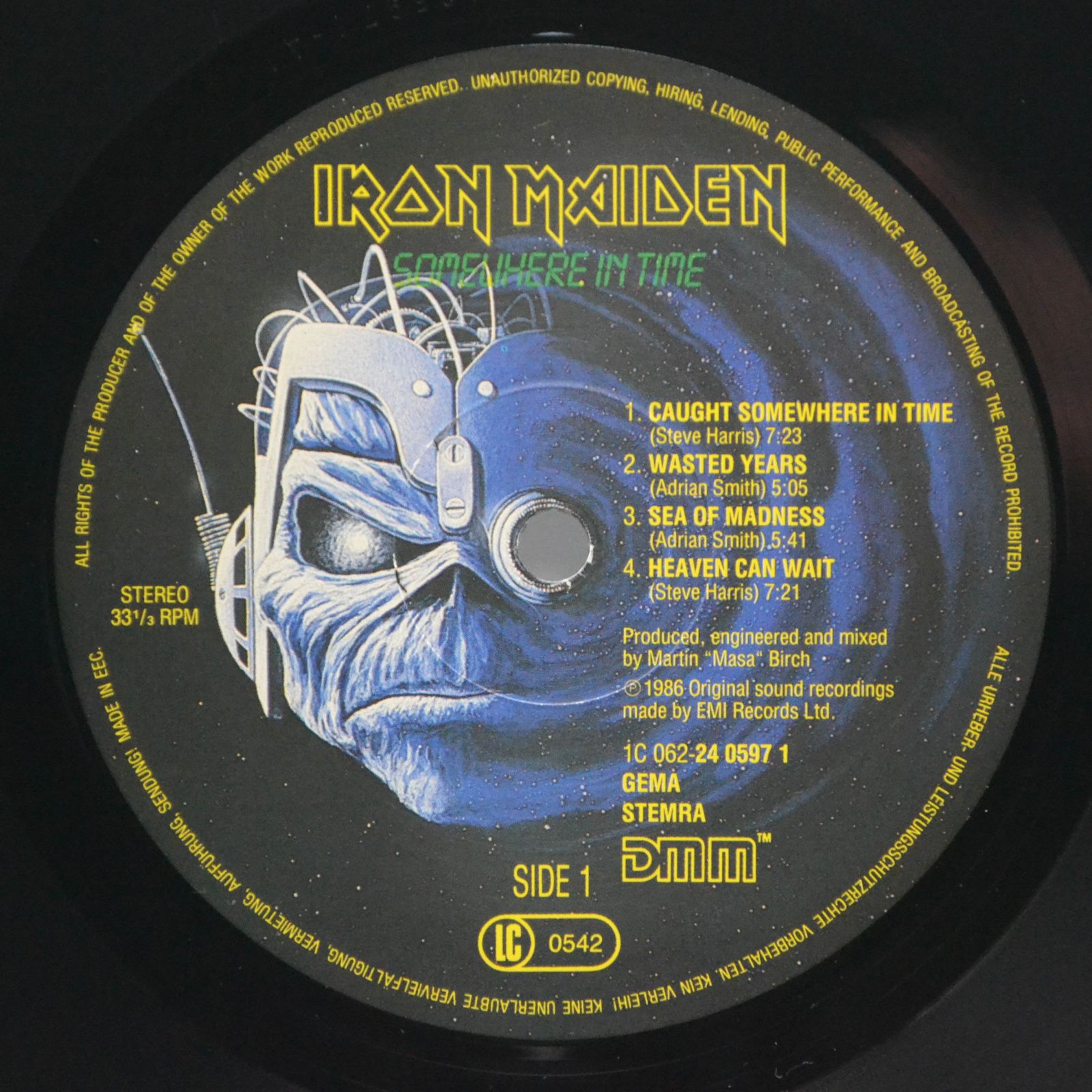 Iron Maiden — Somewhere In Time, 1986