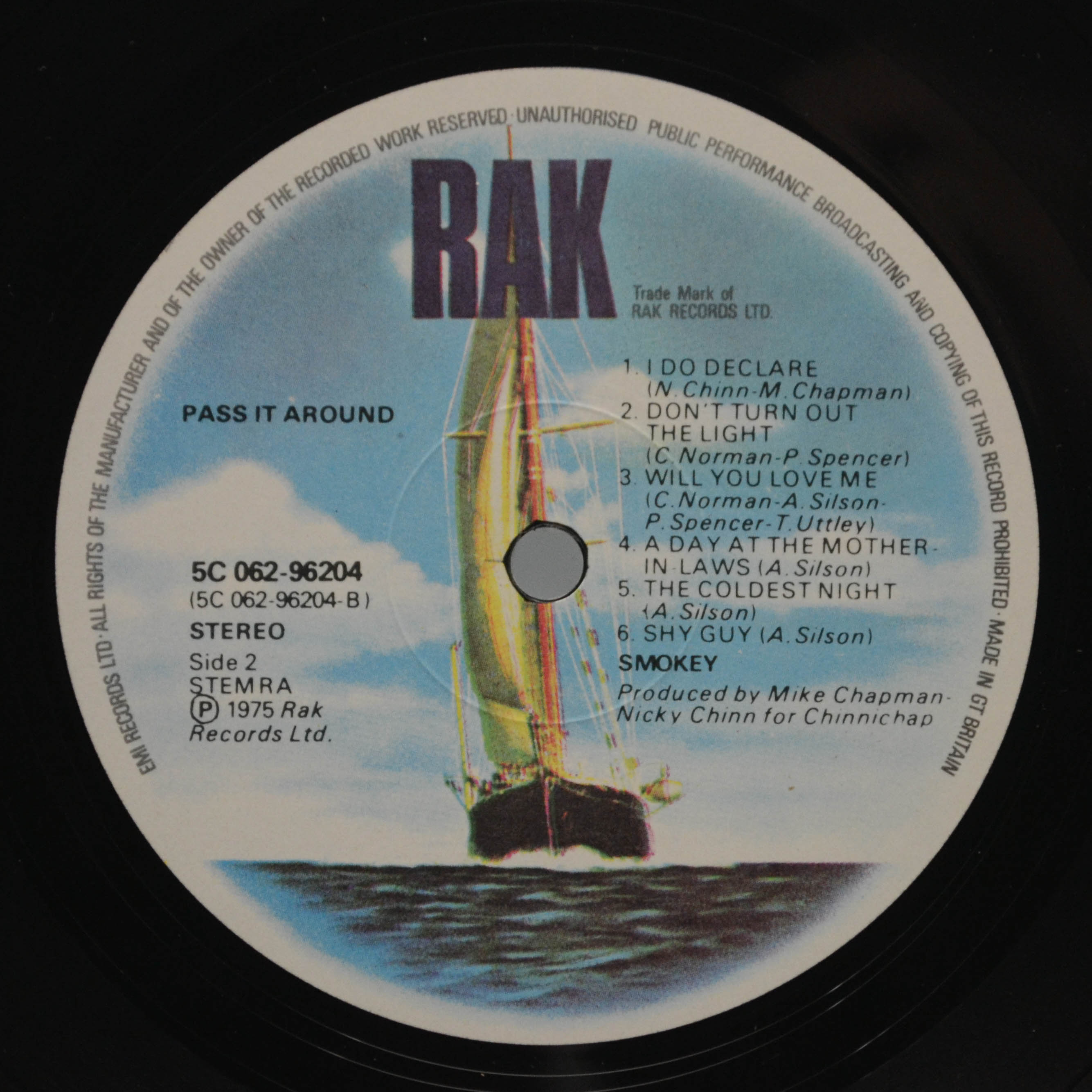 Smokey — Pass It Around, 1975