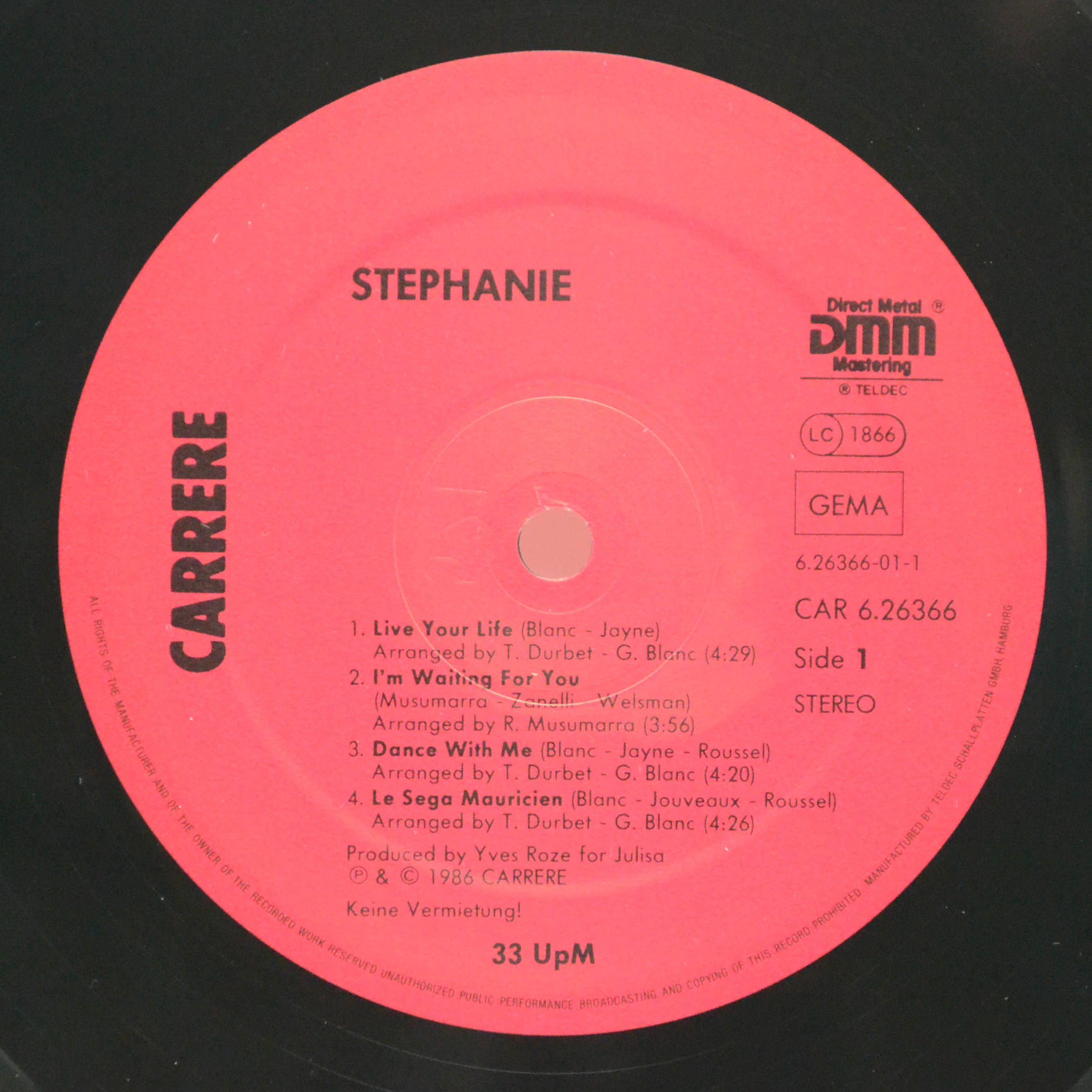 Stephanie — Stephanie, 1986