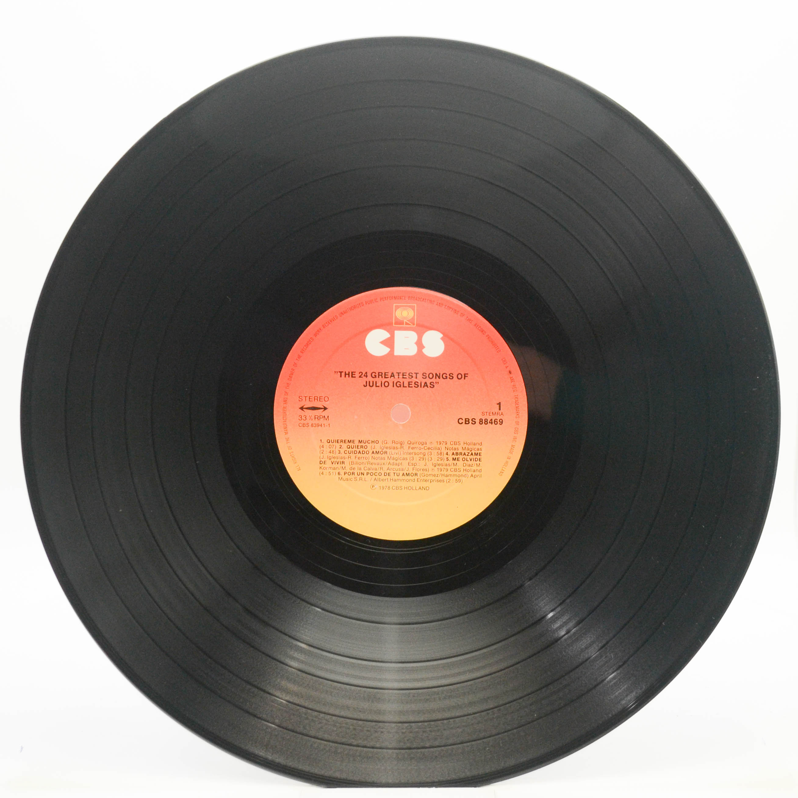 Julio Iglesias — The 24 Greatest Songs (2LP), 1979