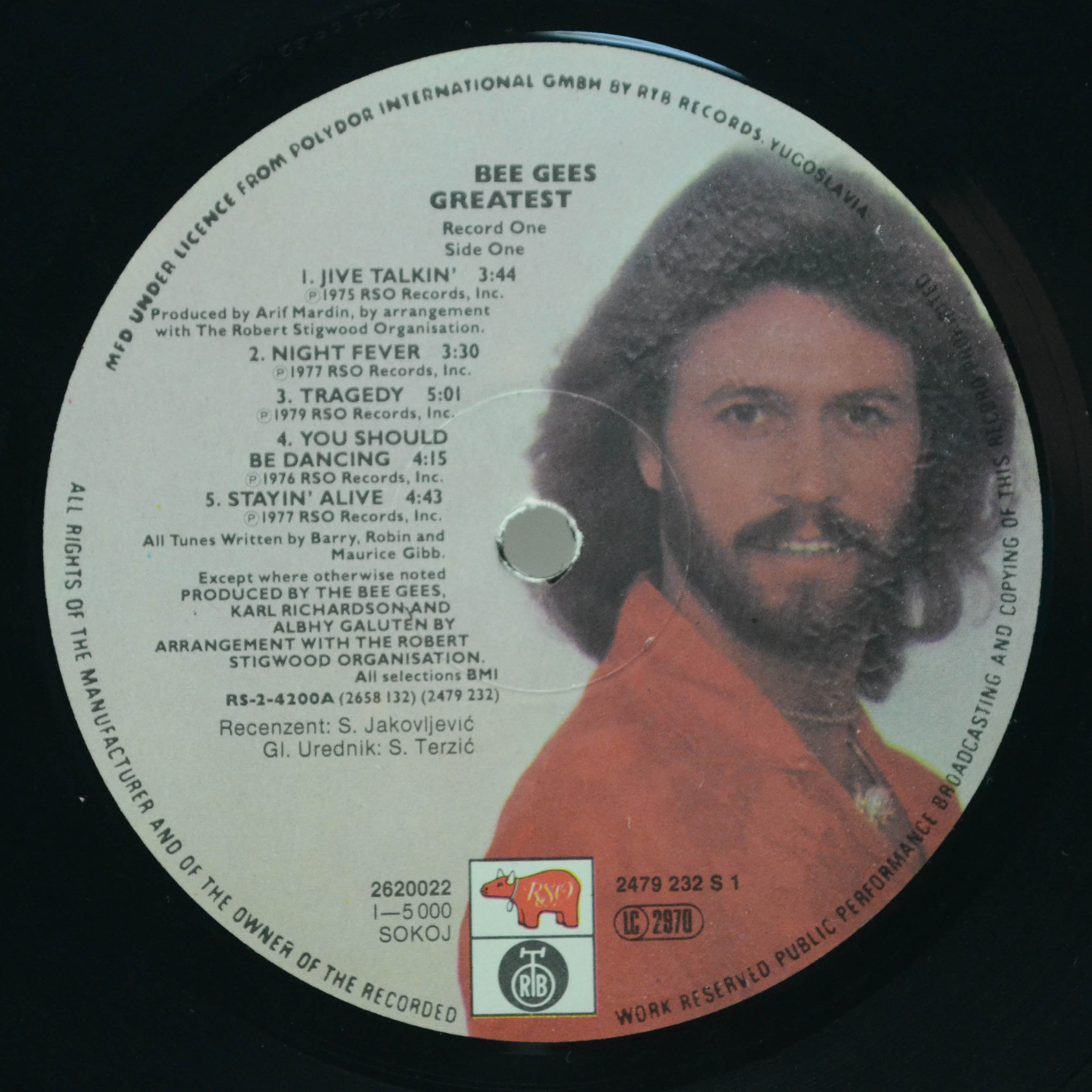 Bee Gees — Greatest (2LP), 1980