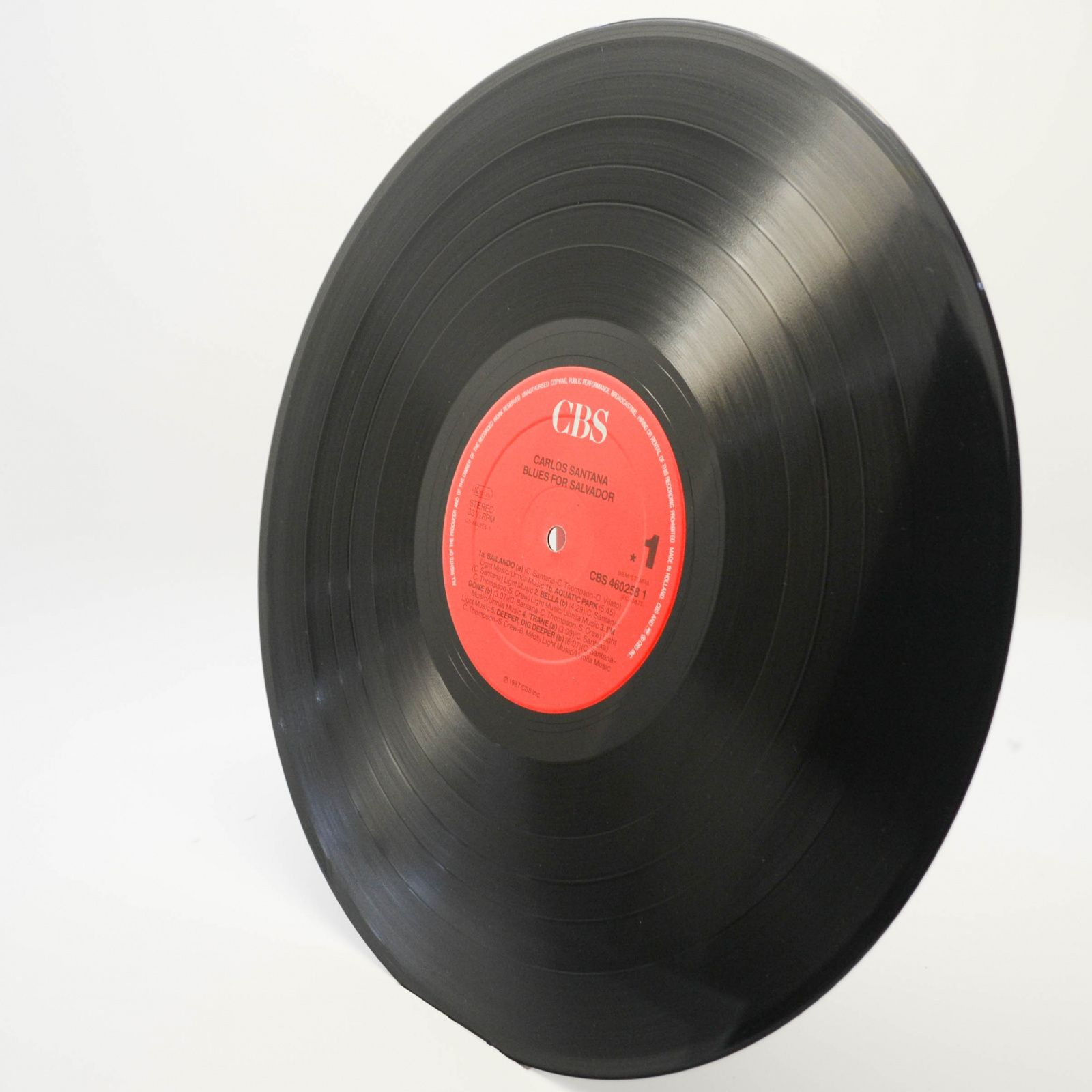 Carlos Santana — Blues For Salvador, 1987