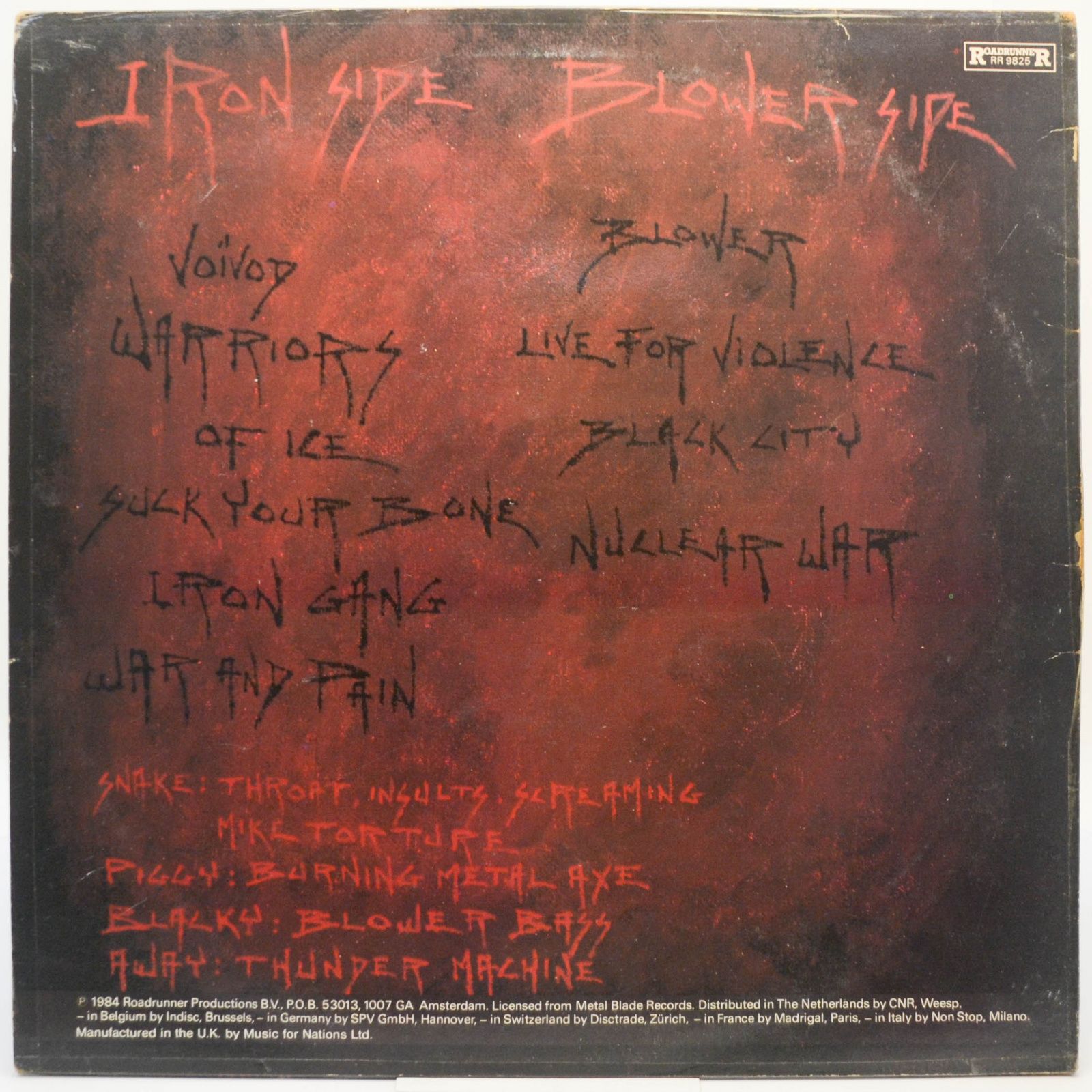 Voïvod — War And Pain, 1984