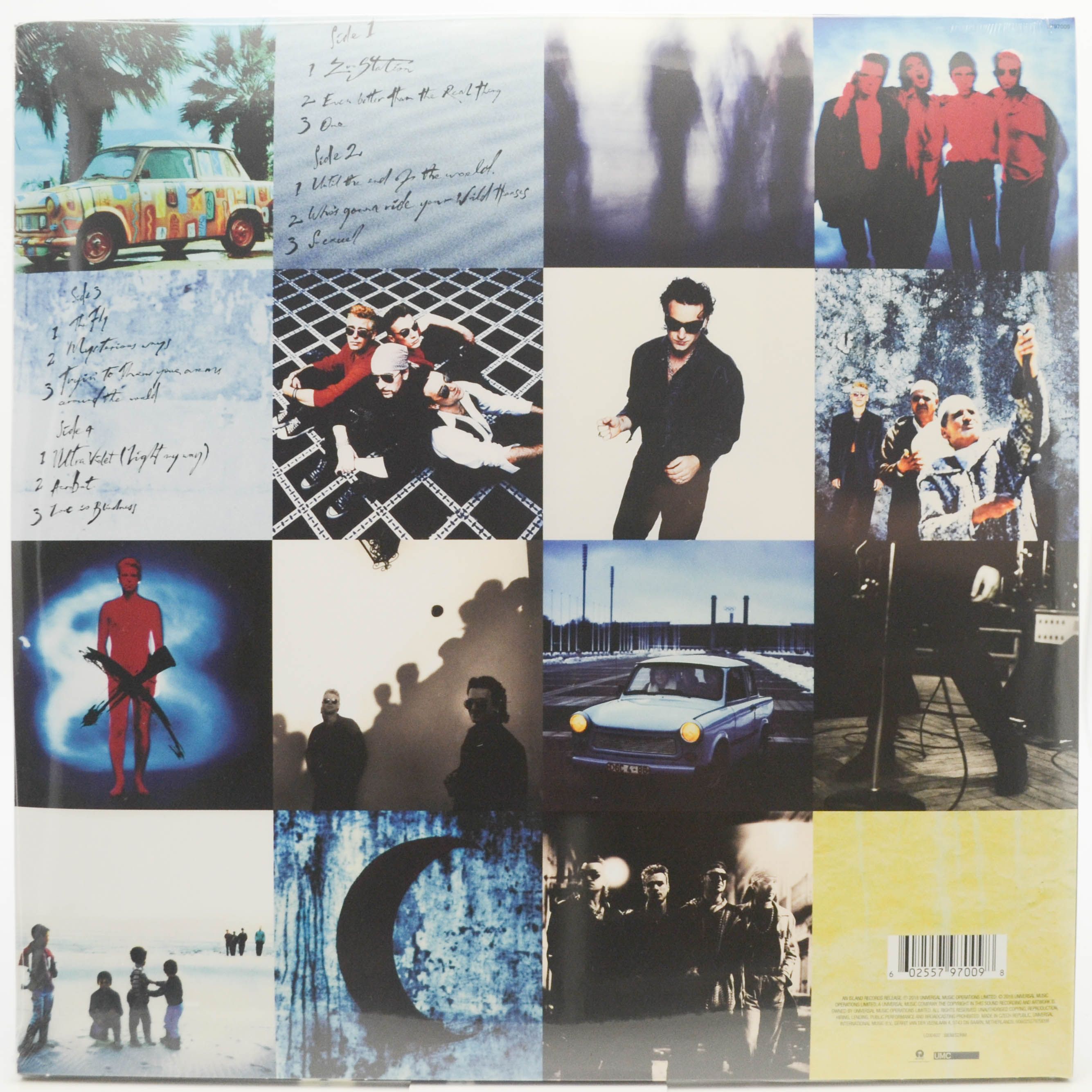 U2 — Achtung Baby (2LP), 1991
