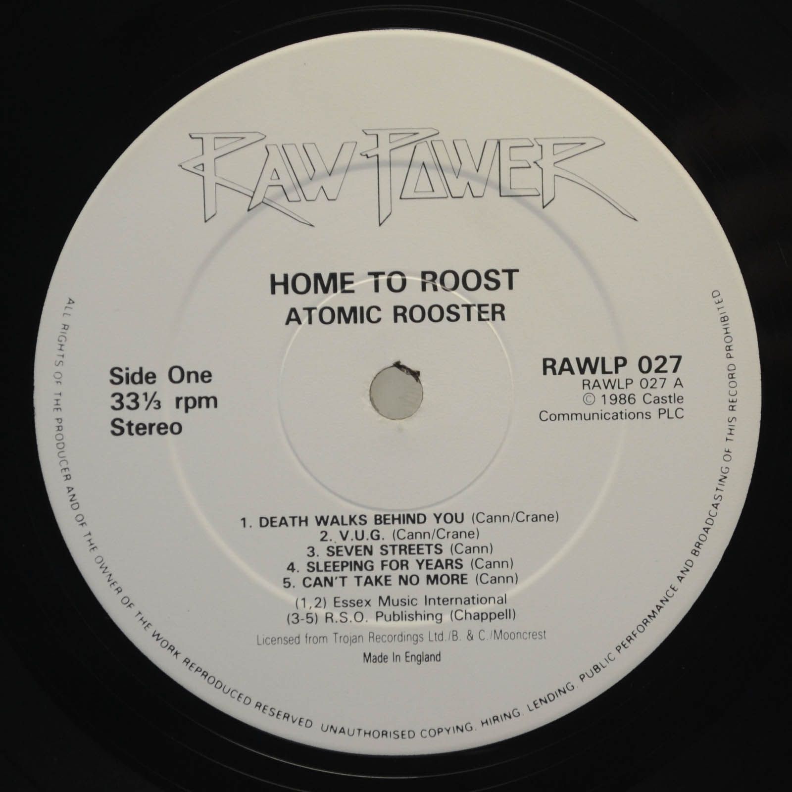 Виниловая пластинка Atomic Rooster — Home To Roost (2LP, UK), 1977