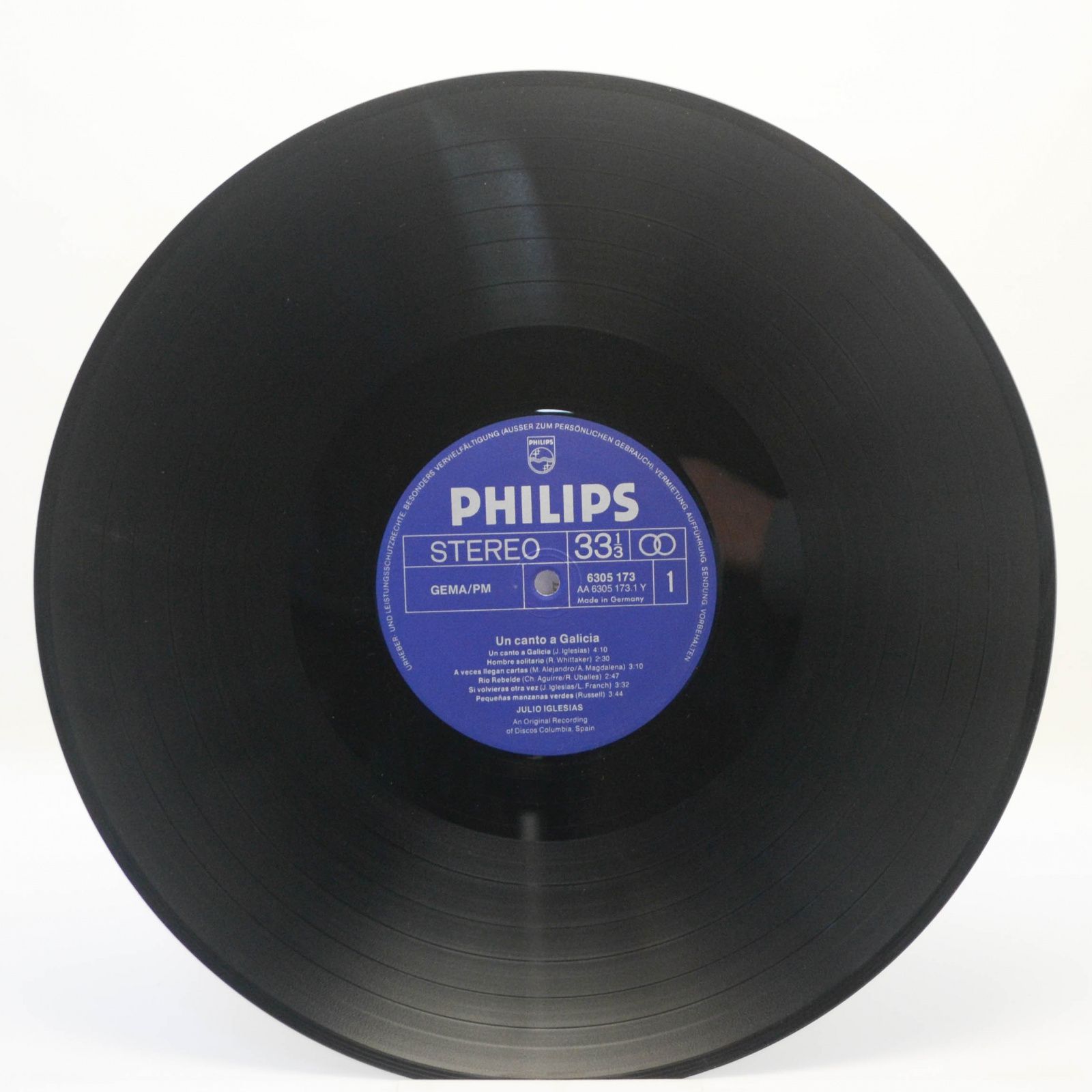 Julio Iglesias — Un Canto A Galicia, 1972