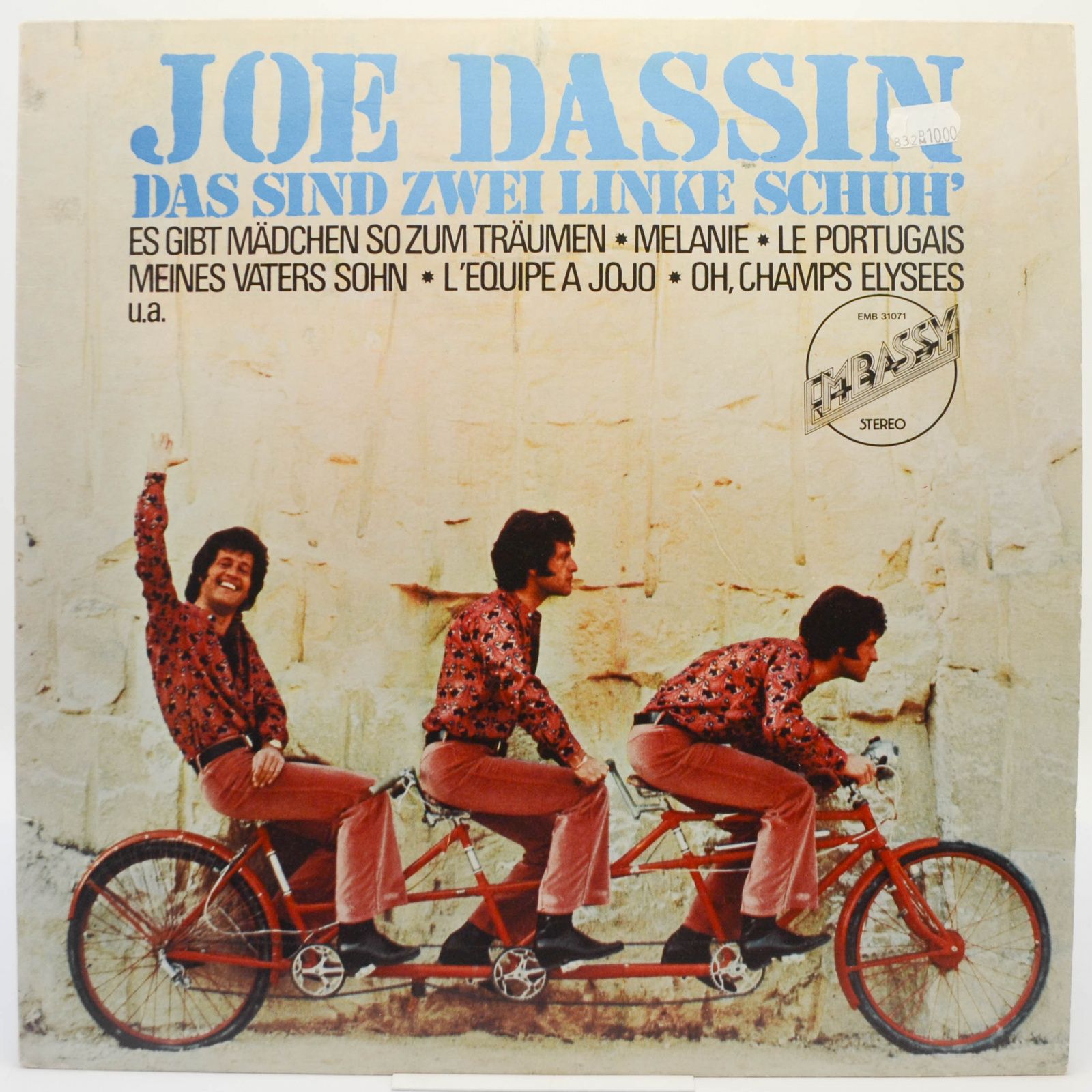 Виниловая пластинка Joe Dassin — Das Sind Zwei Linke Schuh', 1972